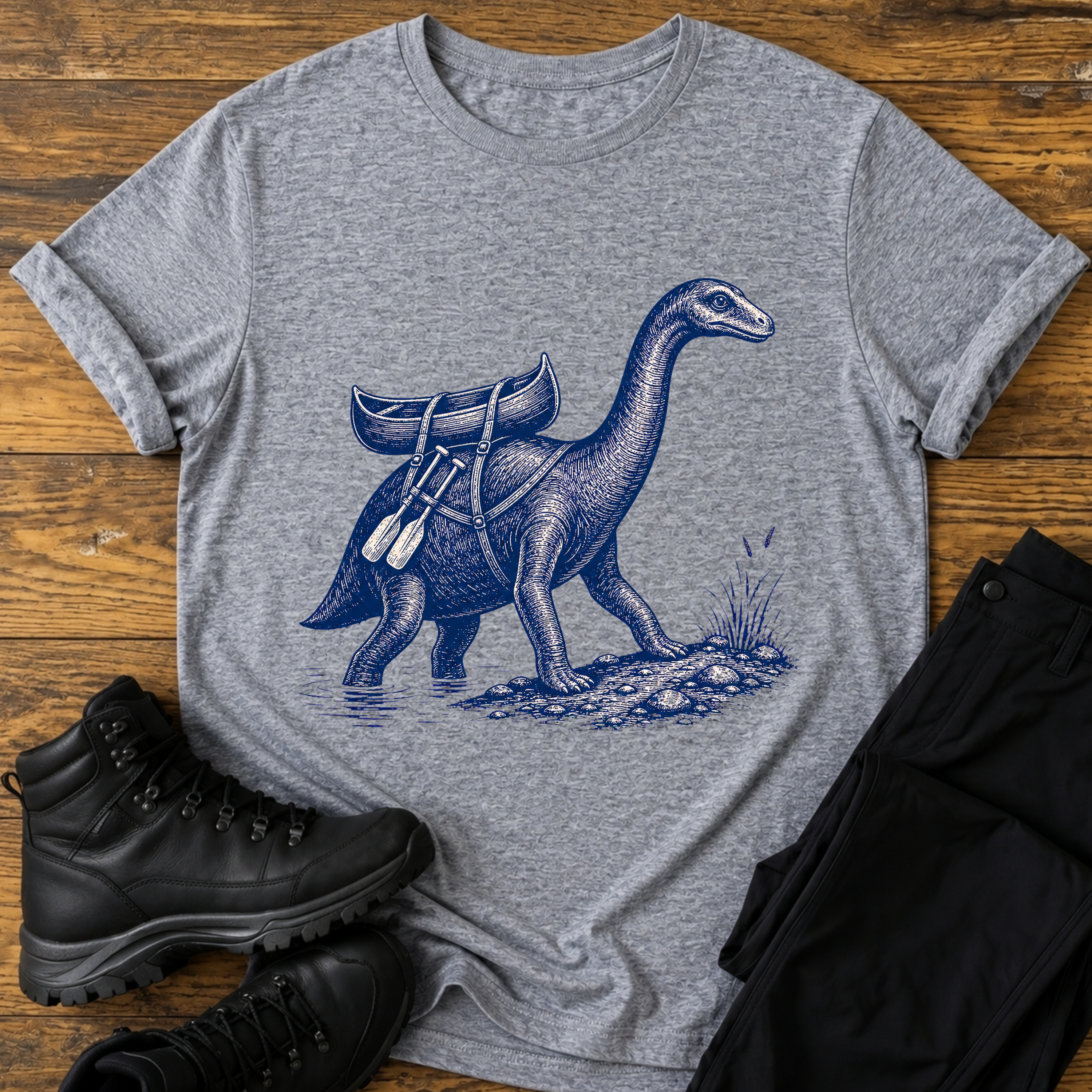 Das paddelnde Ungeheuer T-Shirt
