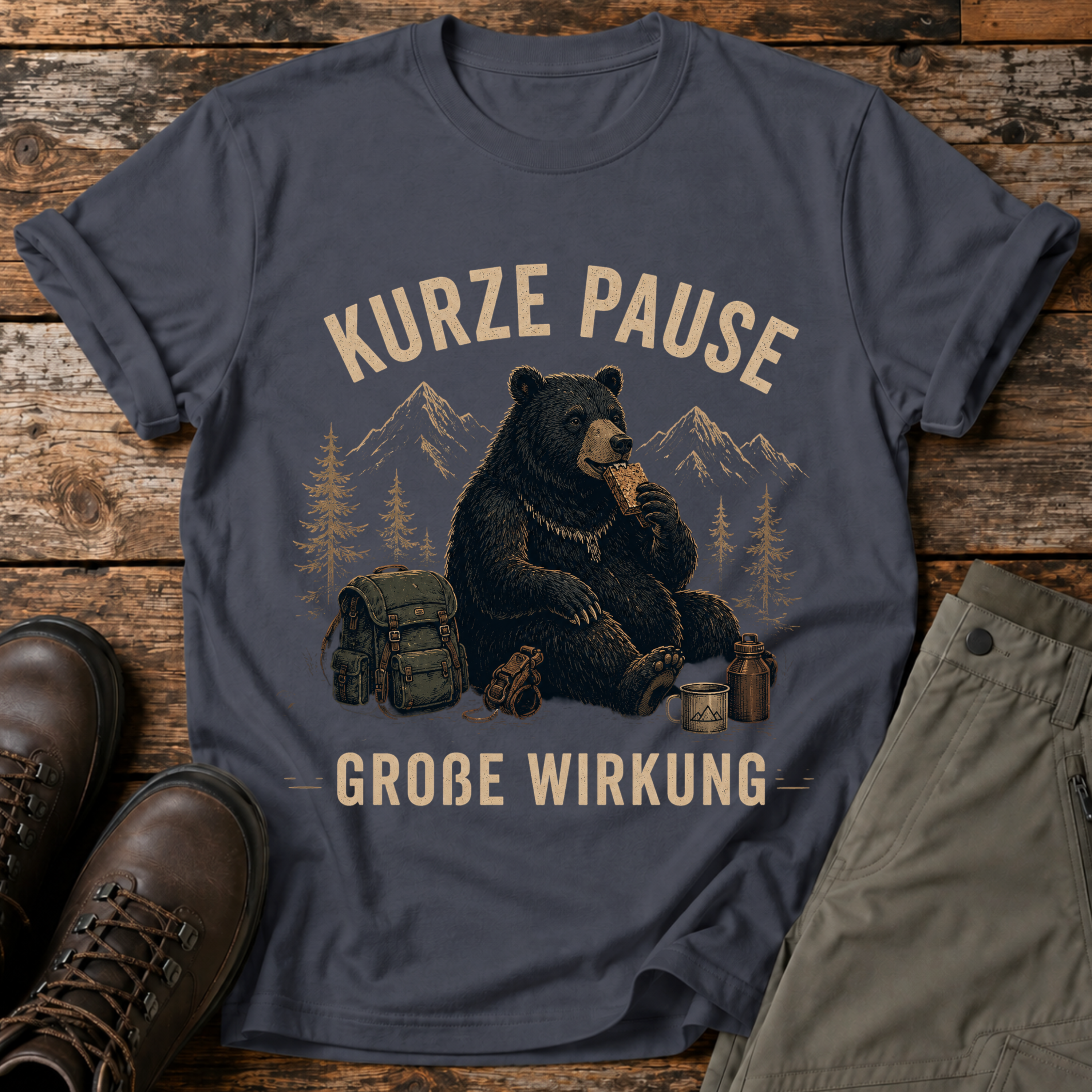 kurze pause, große wirkung T-shirt