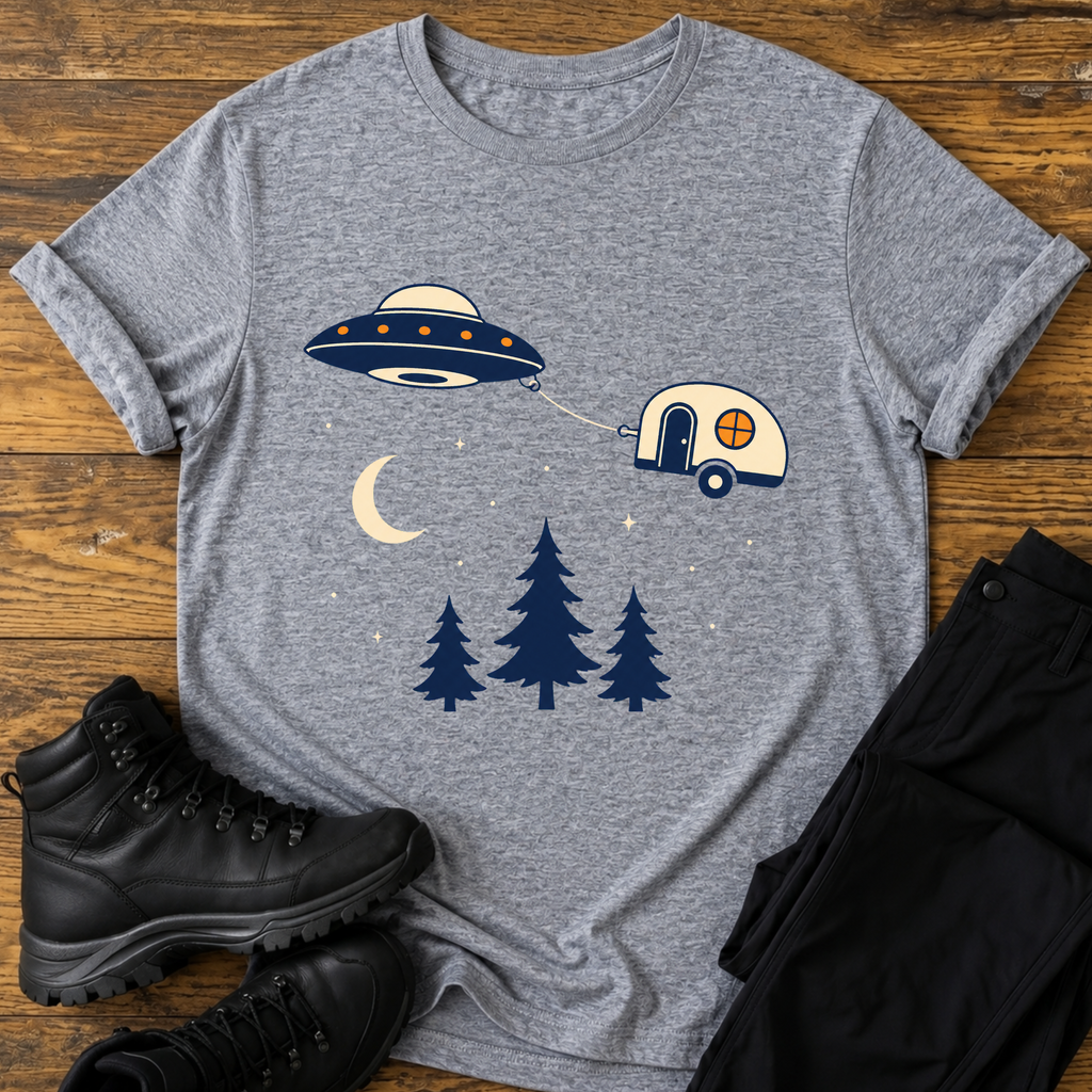 Der fliegende Wohnwagen T-Shirt