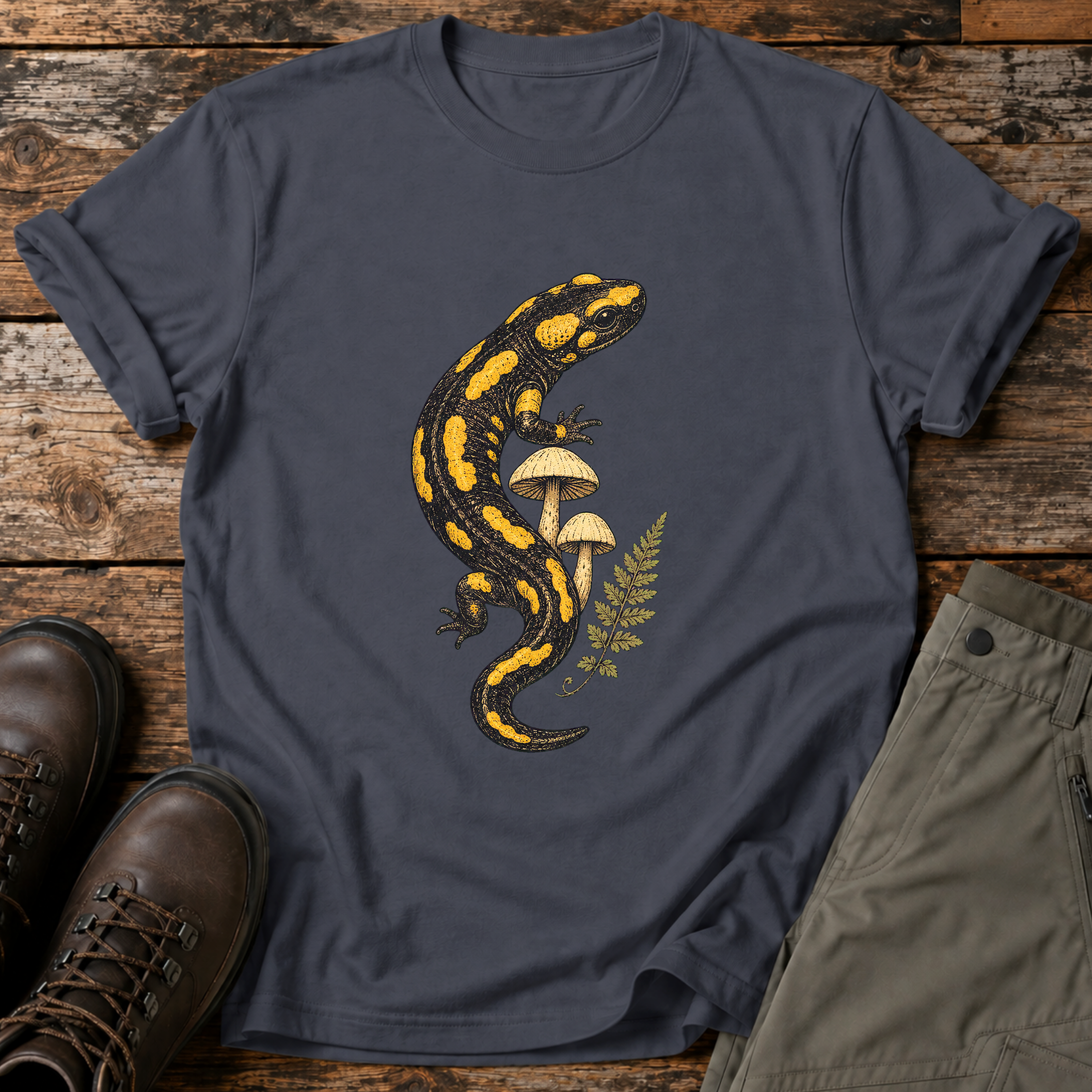 Feuersalamander & Pilze T-shirt