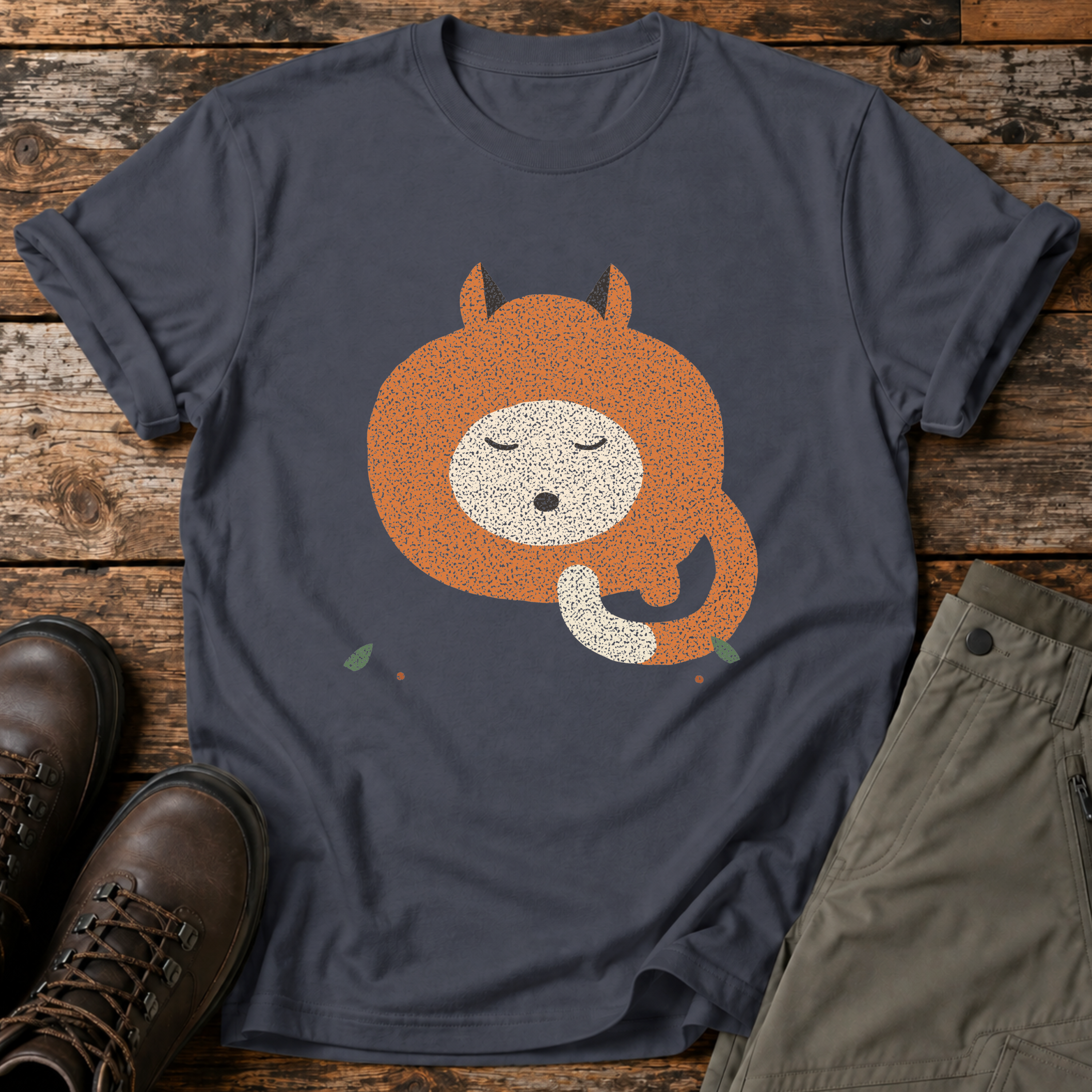 Schalfender Fuchs T-shirt
