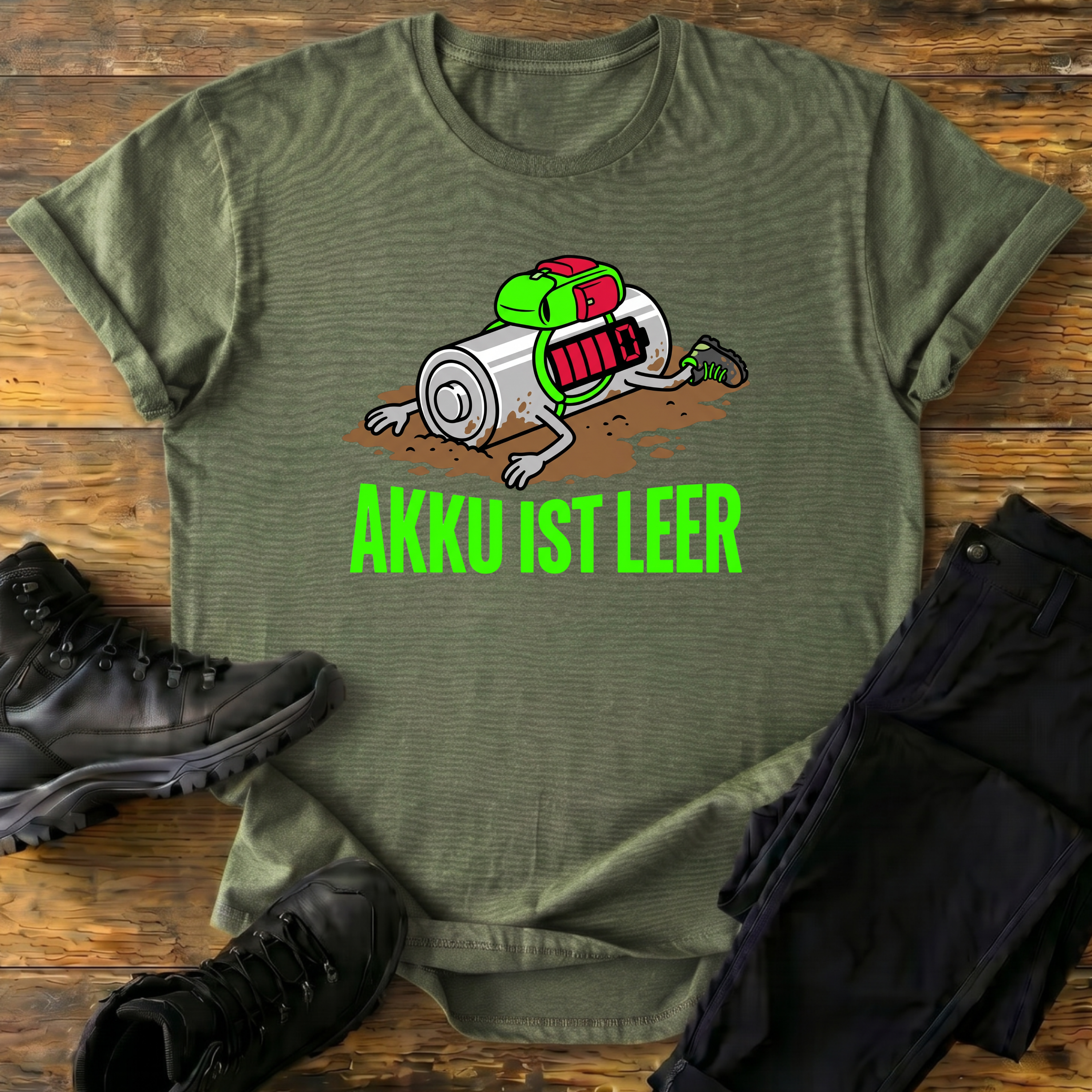 Akku ist leer T-Shirt