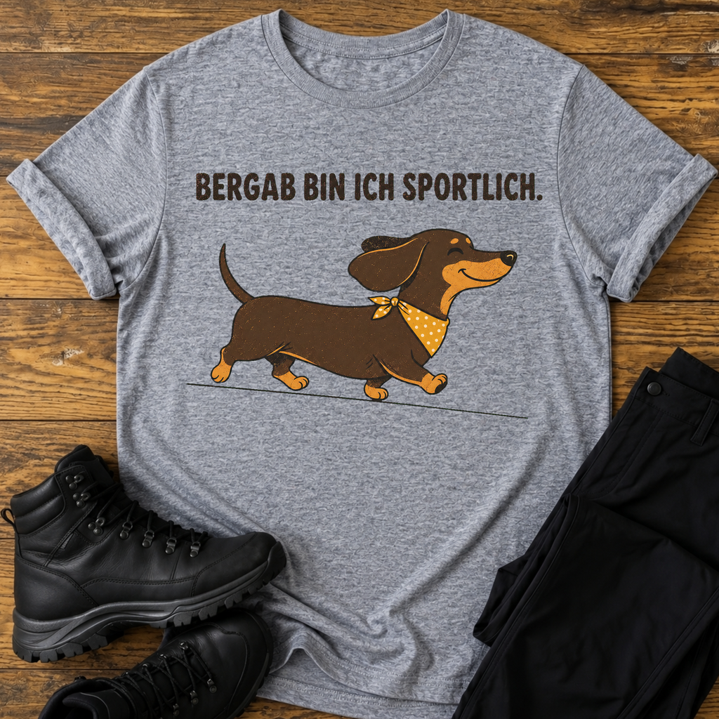 Bergab bin ich sportlich T-Shirt