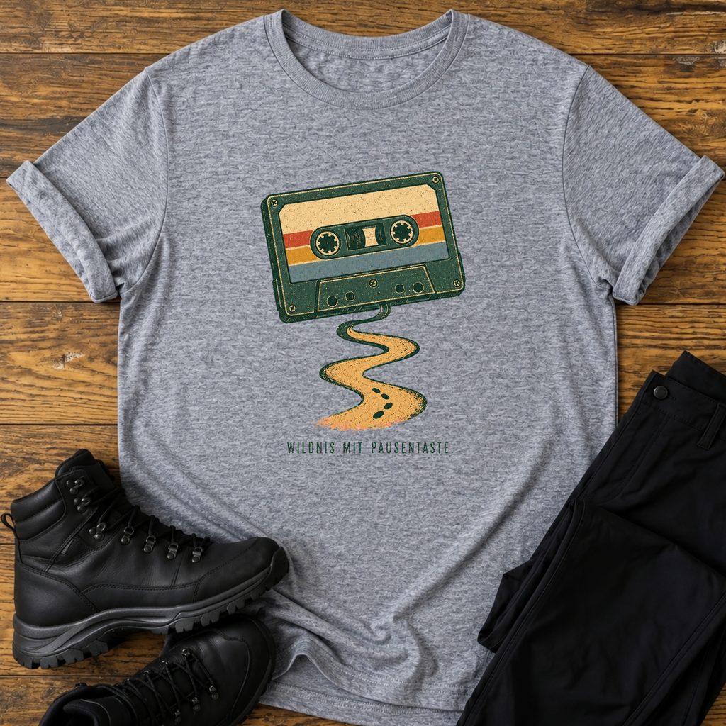 Wildnis mit Pausentaste T-Shirt