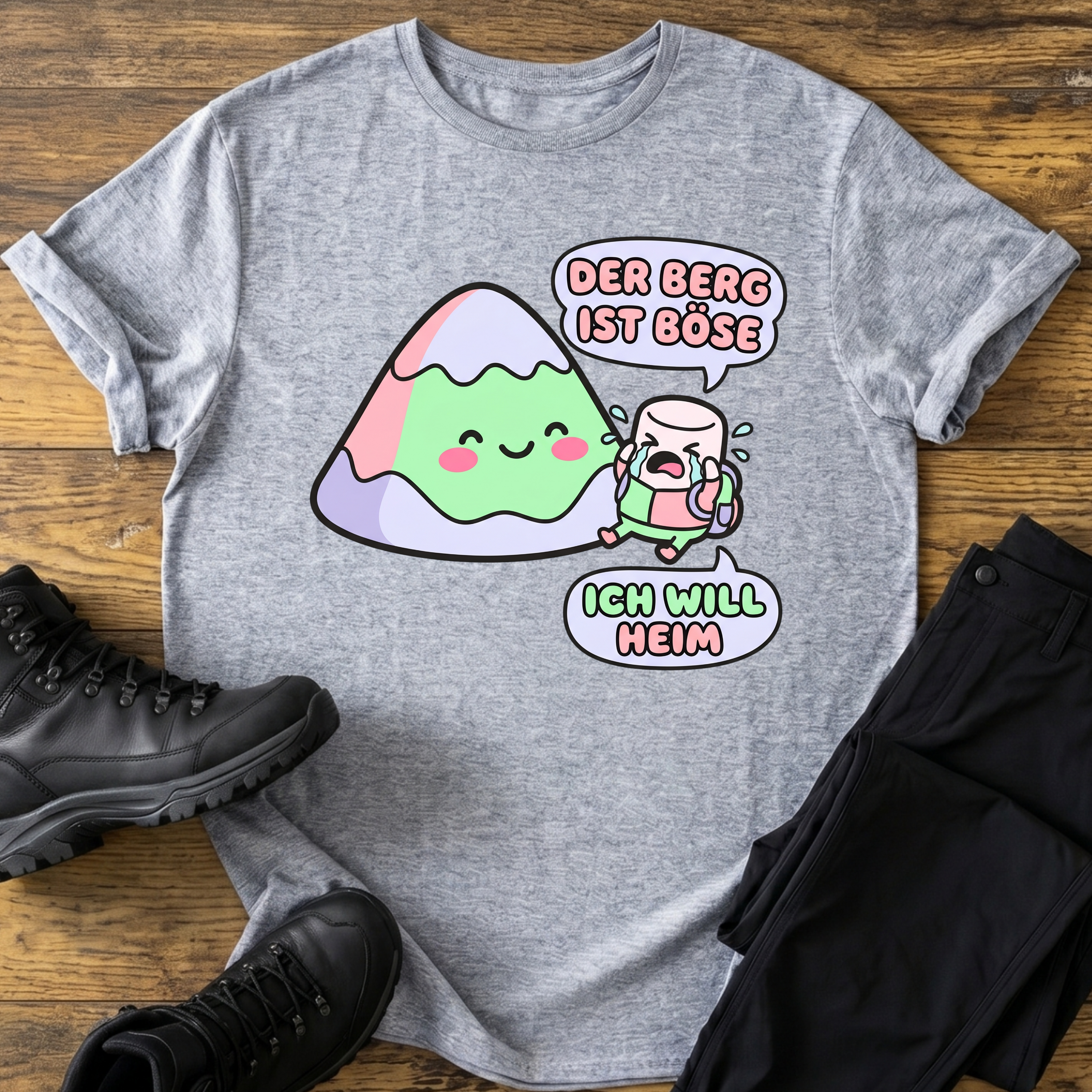 Der Berg ist böse T-Shirt