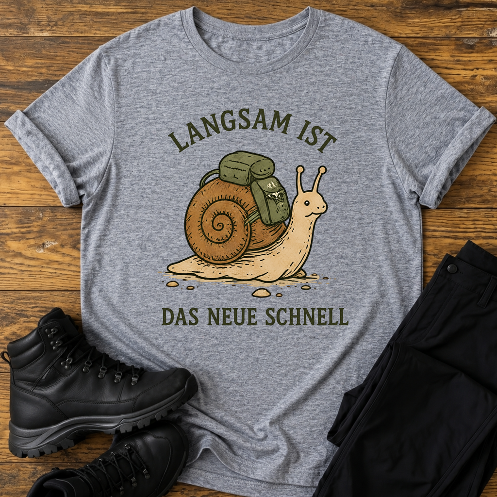 Langsam ist das neue Schnell T-Shirt