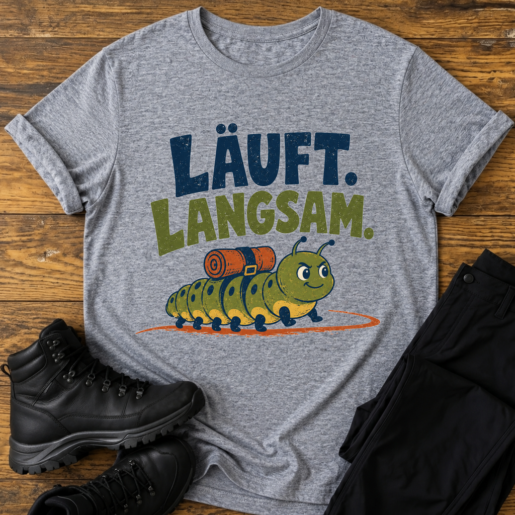 Läuft. Langsam. T-Shirt