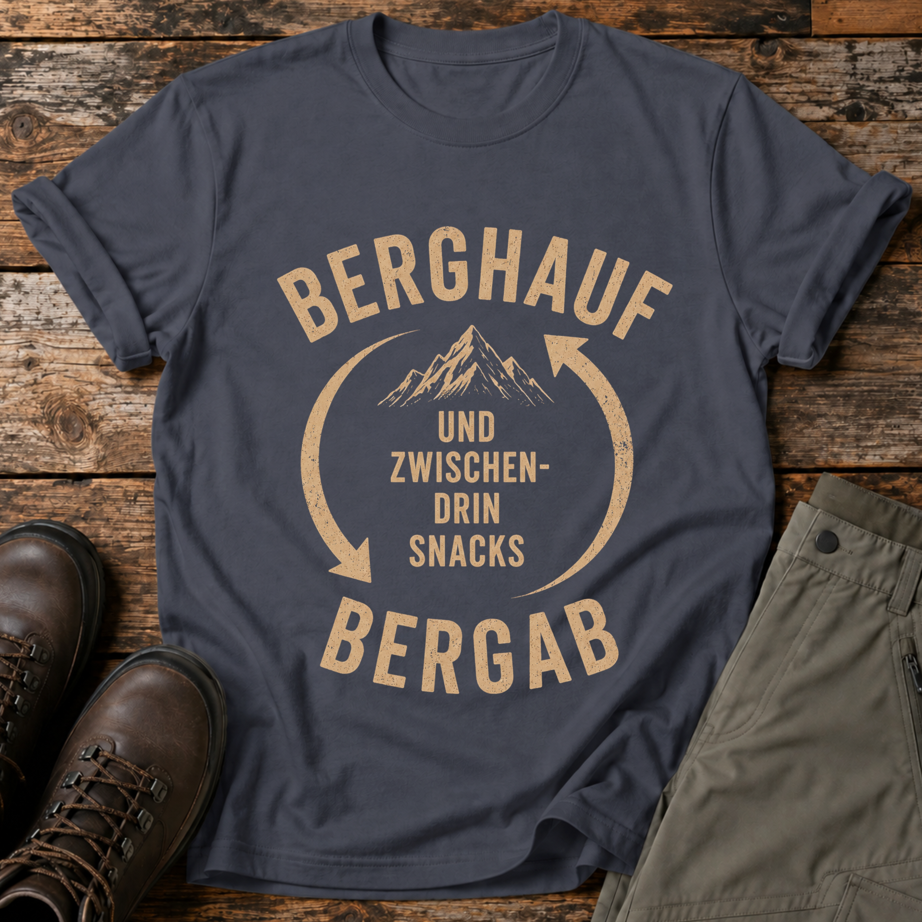 Bergauf, Bergab T-shirt