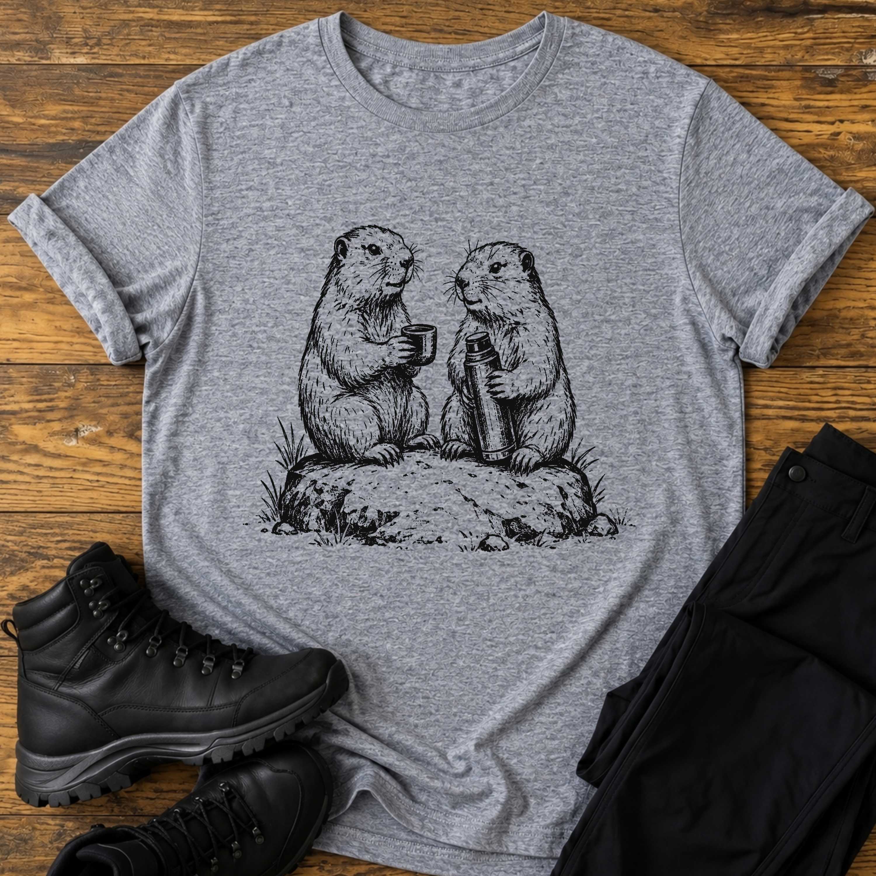 Murmeltier-Pause T-Shirt