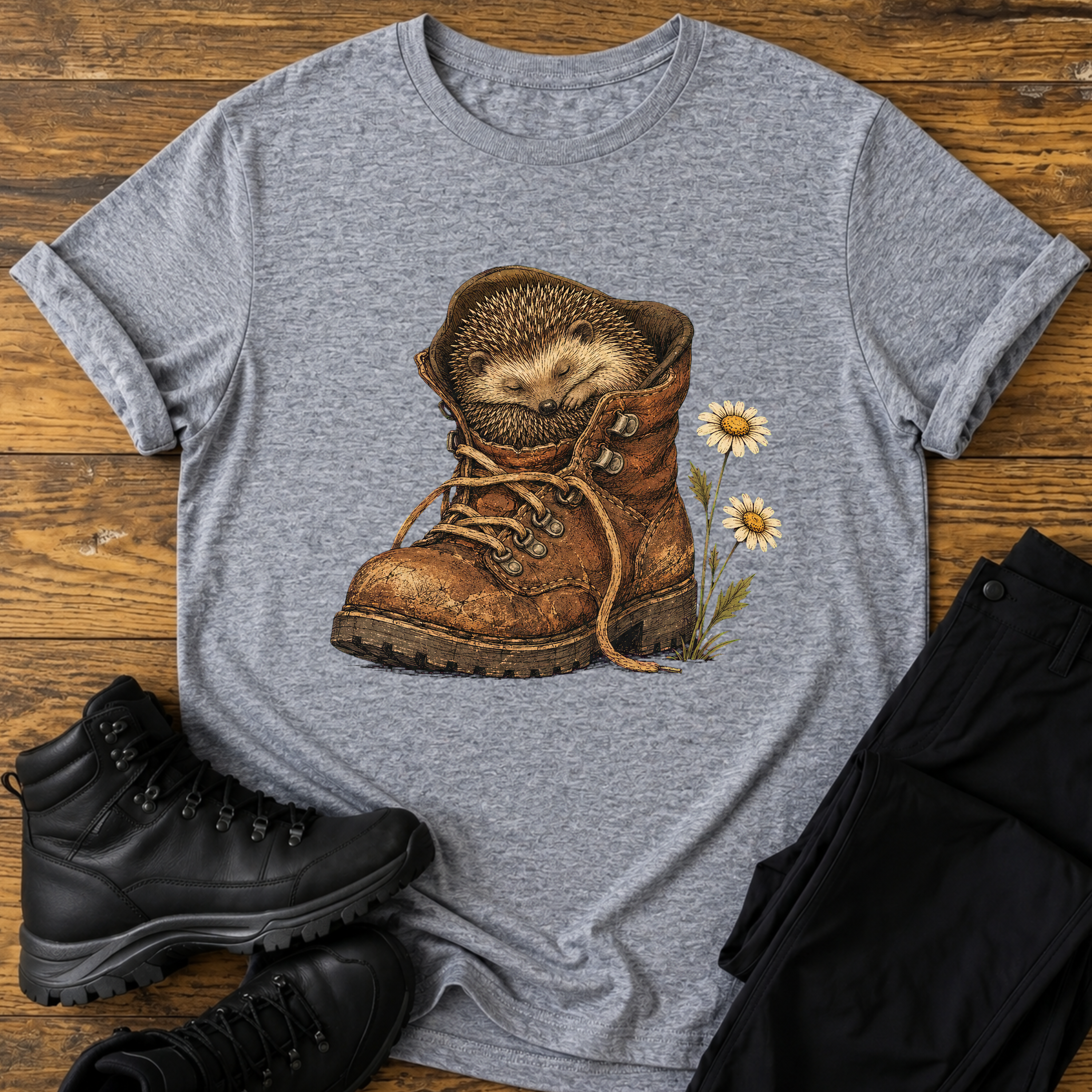 Das Stiefel-Bettchen T-Shirt