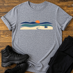 Ruhiger Weg im Sonnenuntergang T-Shirt