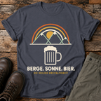 Berge. Sonne. Bier T-shirt