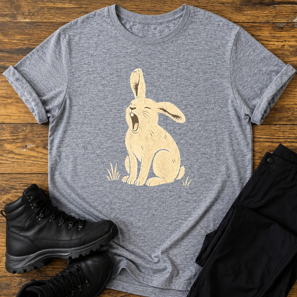 Gähnender Berghase T-Shirt
