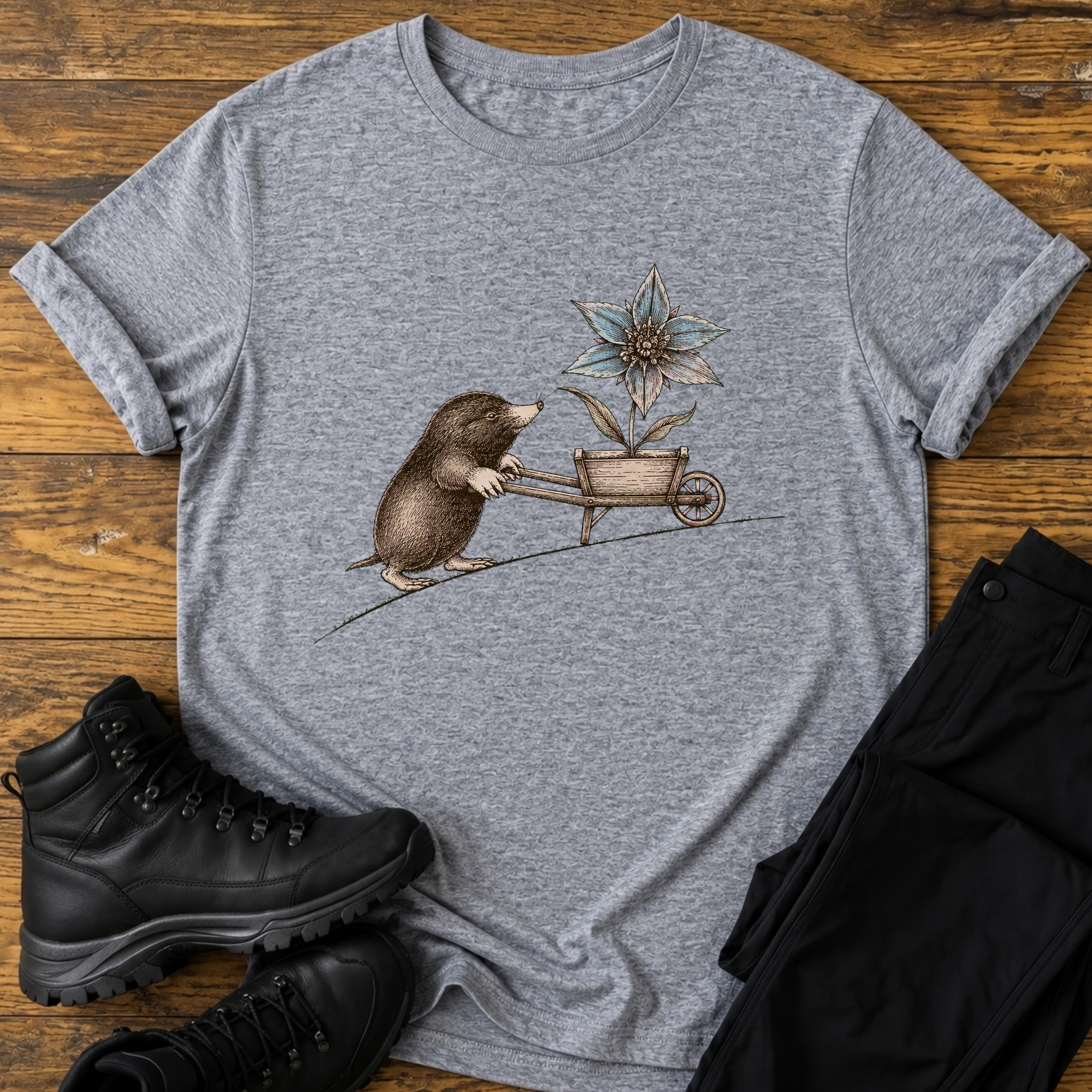 Gärtner-Maulwurf T-Shirt