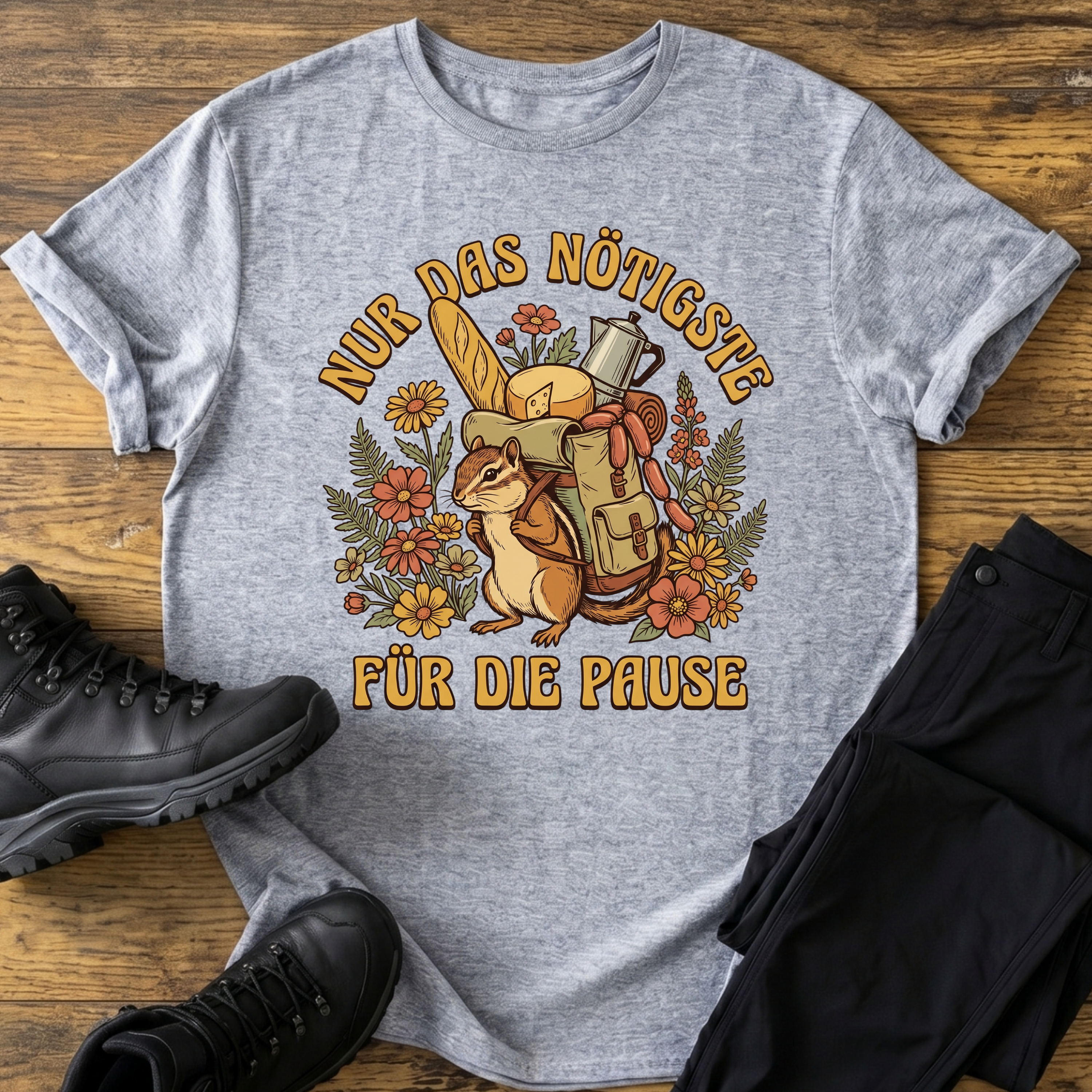 Nur das Nötigste  T-Shirt