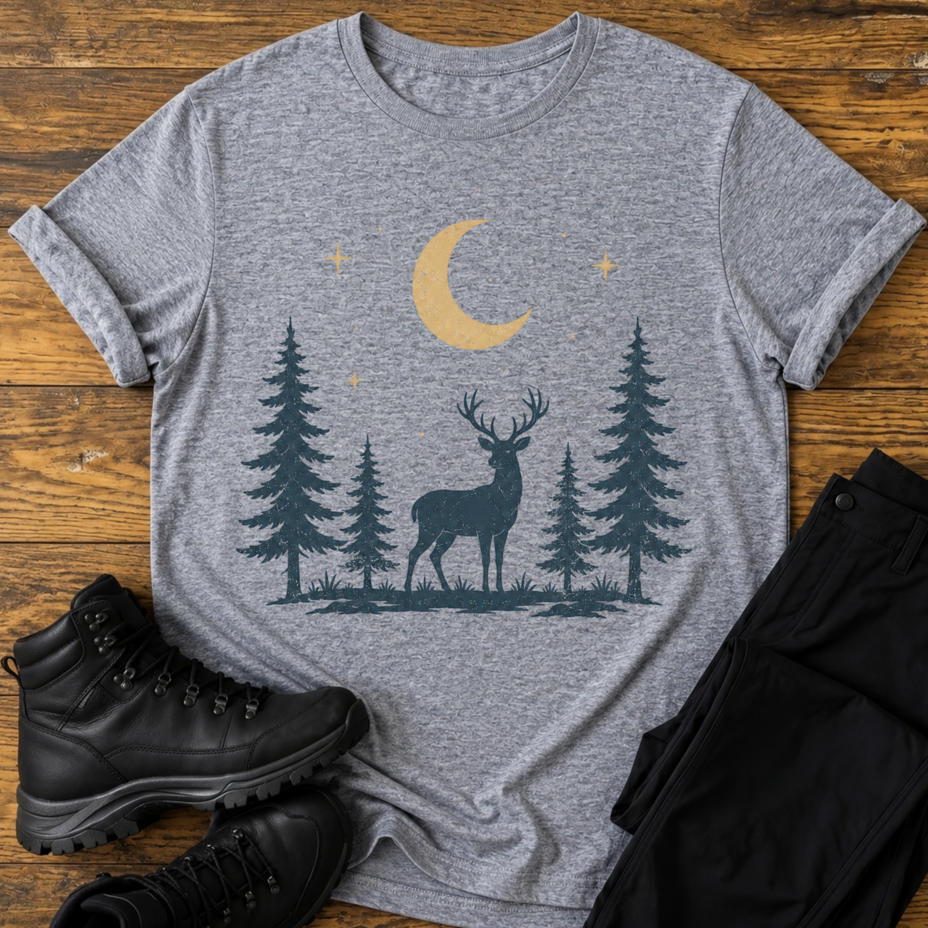 Nachtzauber im Tann T-Shirt