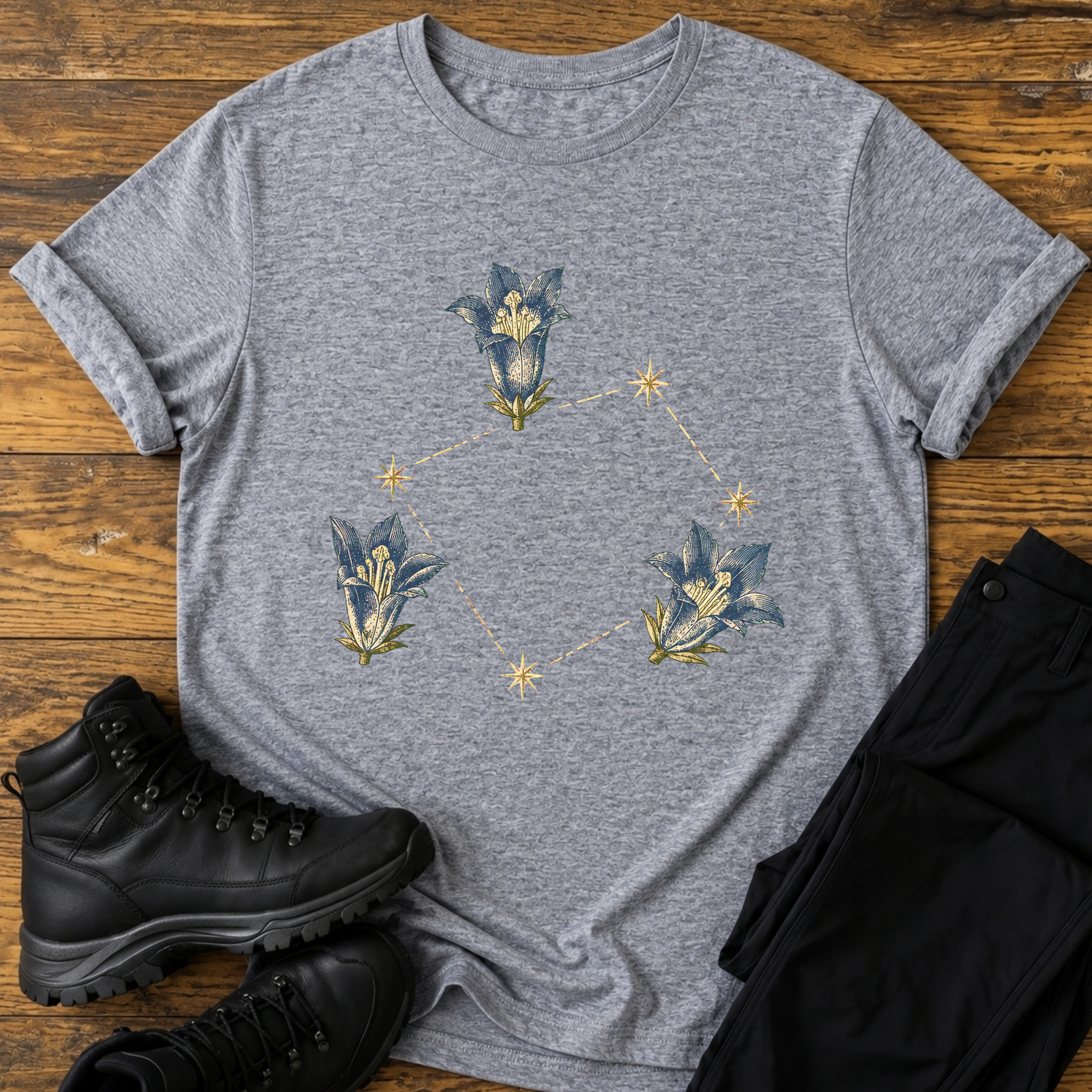 Blumen-Konstellation T-Shirt