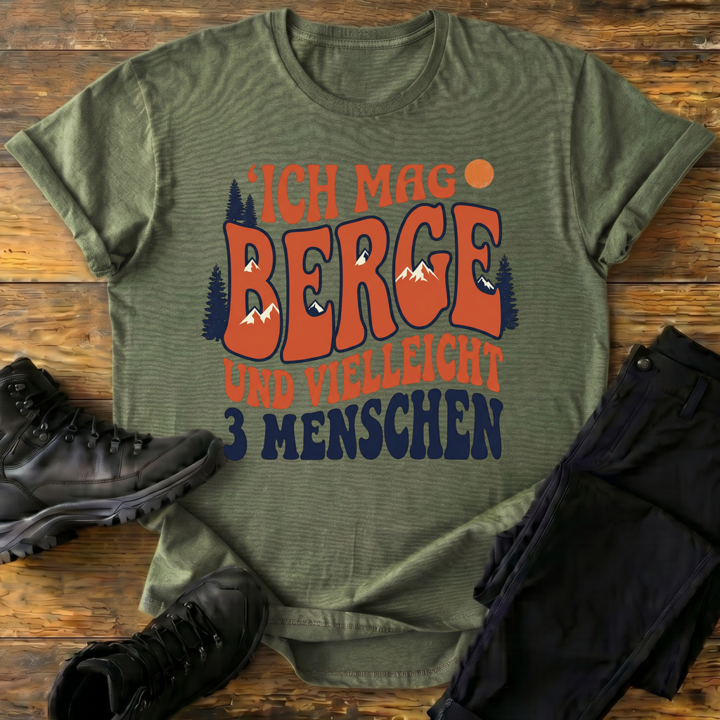Ich mag Berge T-Shirt