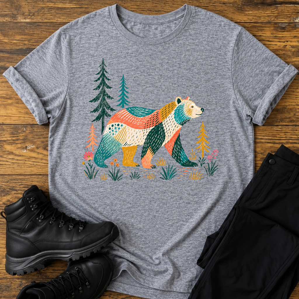 Bunter Bär T-Shirt