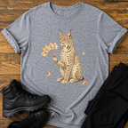 Luchs mit Birkenfächer T-Shirt