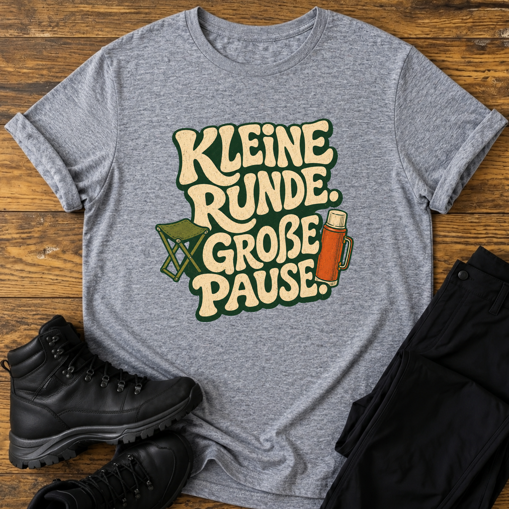 Kleine Runde. Große Pause T-Shirt
