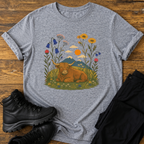 Hochlandrind und Wildblumen T-Shirt
