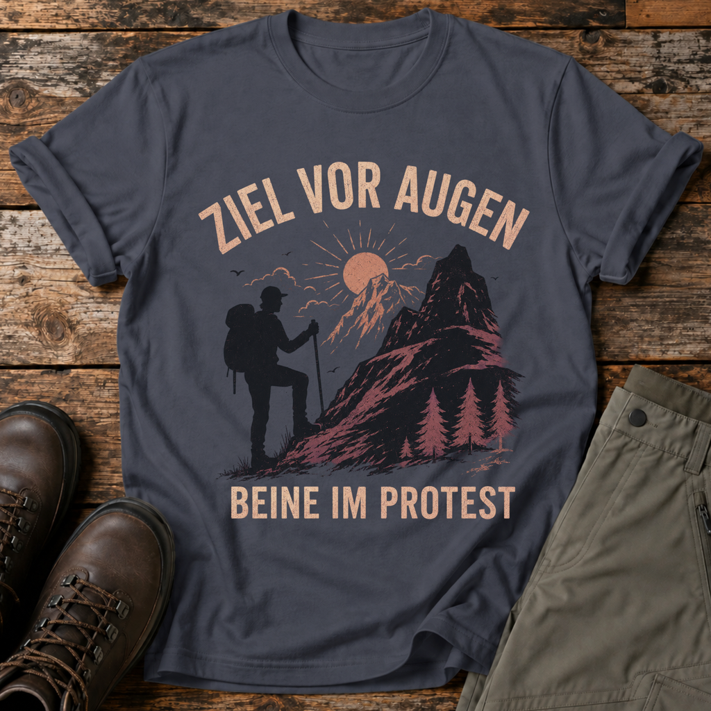 Ziel vor augen beine im protest T-shirt
