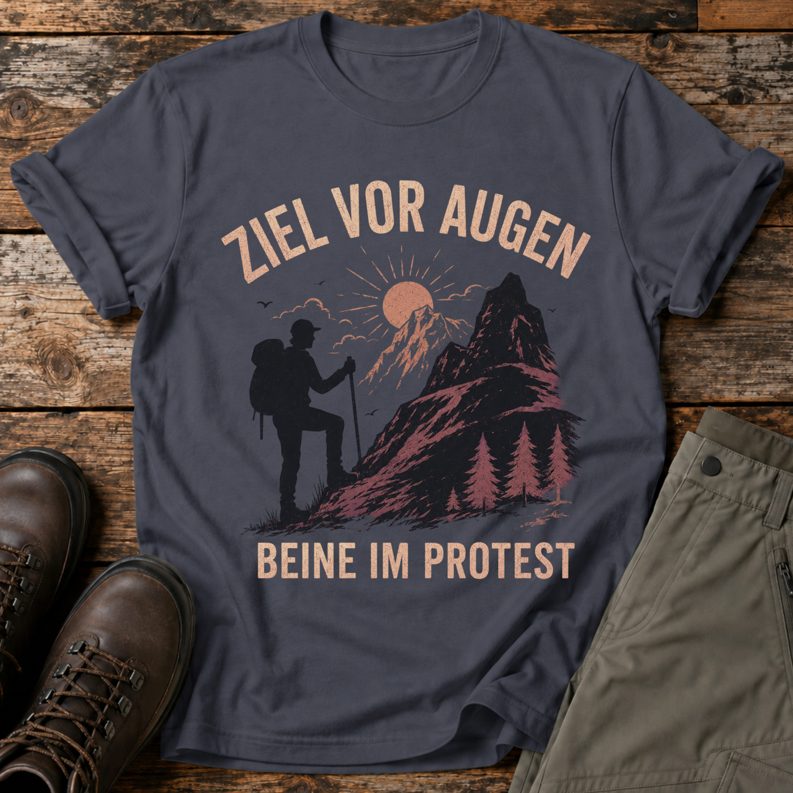 Ziel vor augen beine im protest T-shirt