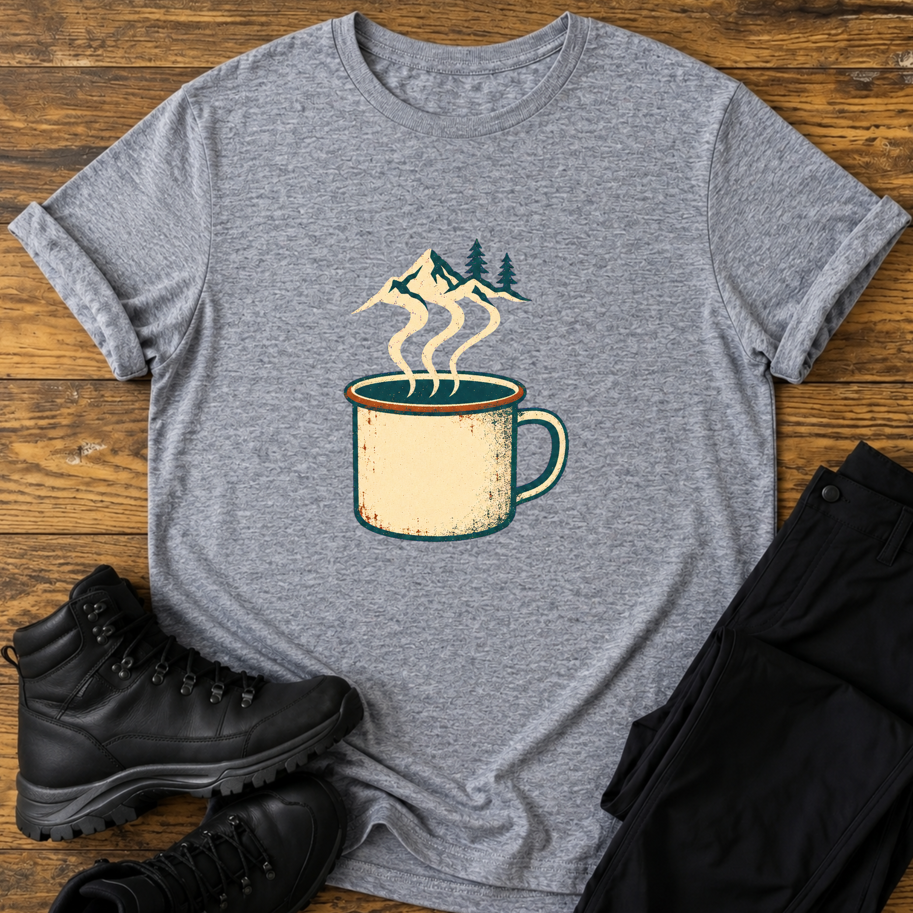 Gipfel-Kaffee T-Shirt