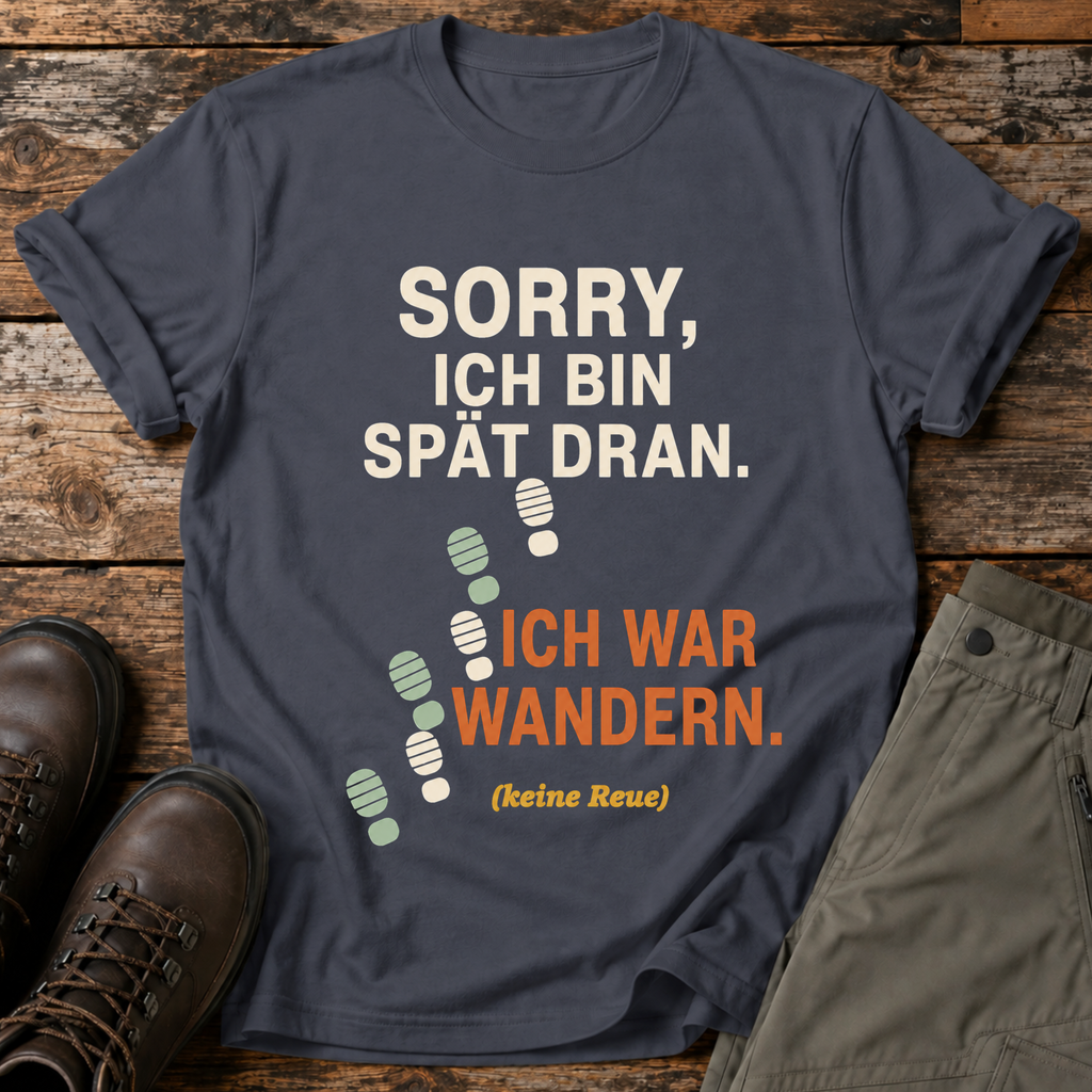 Sorry, ich bin spät dran T-shirt