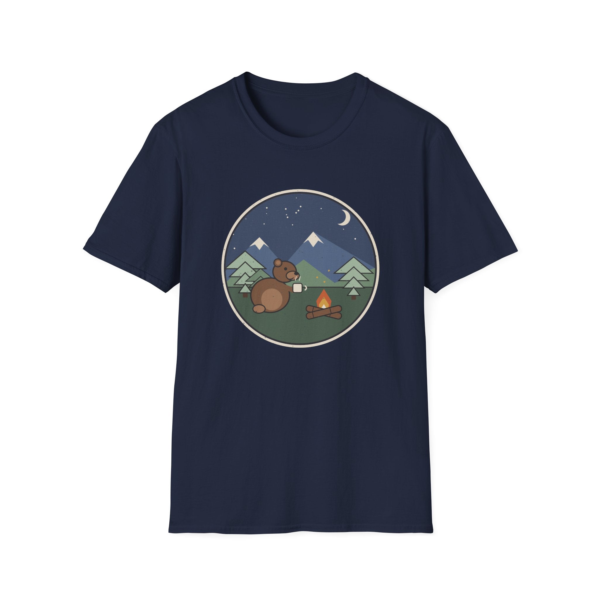 Bär am Lagerfeuer T-Shirt