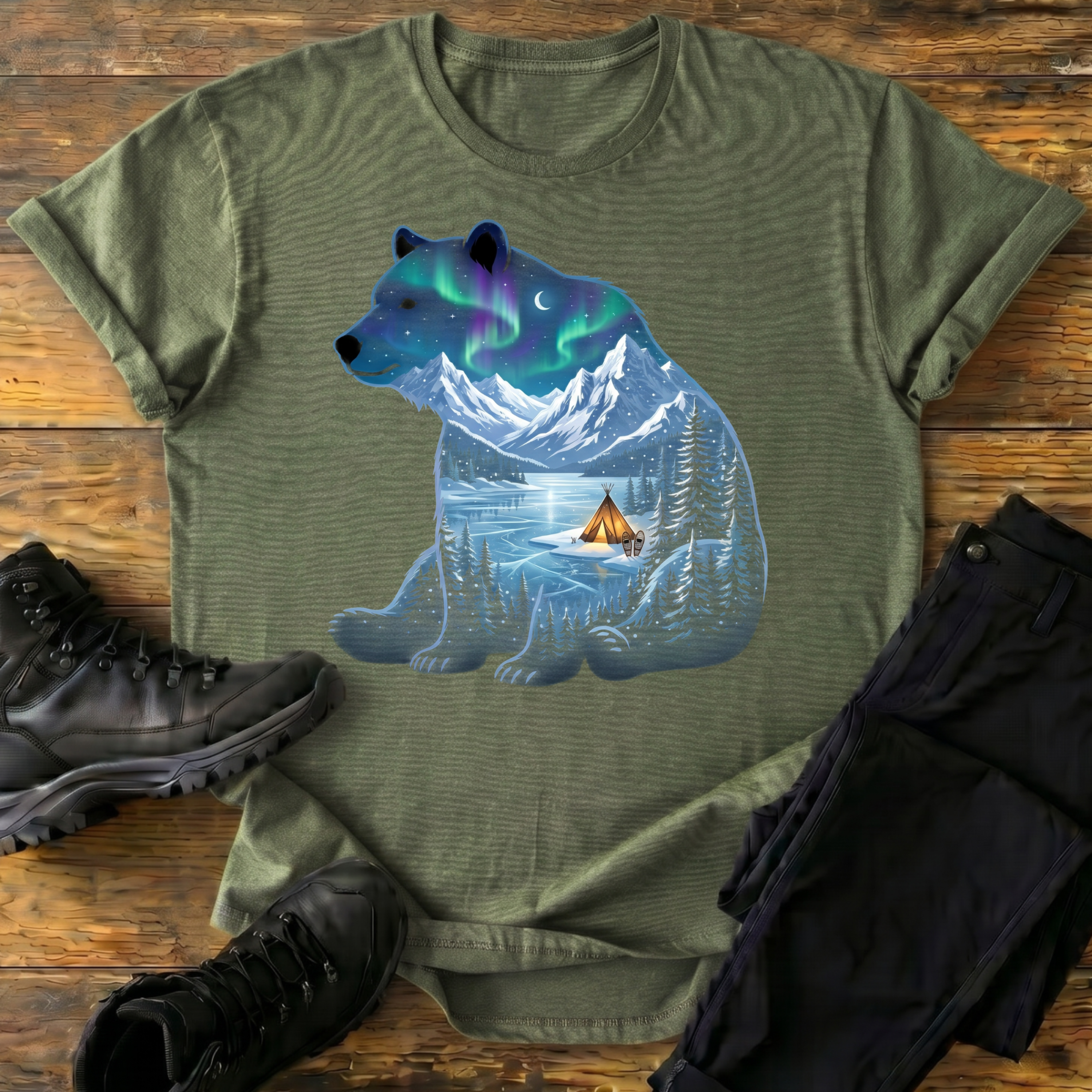 Polarlicht-Traum T-Shirt