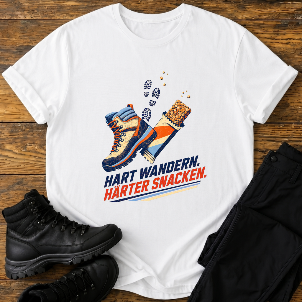 Hart wandern, härter snacken T-Shirt