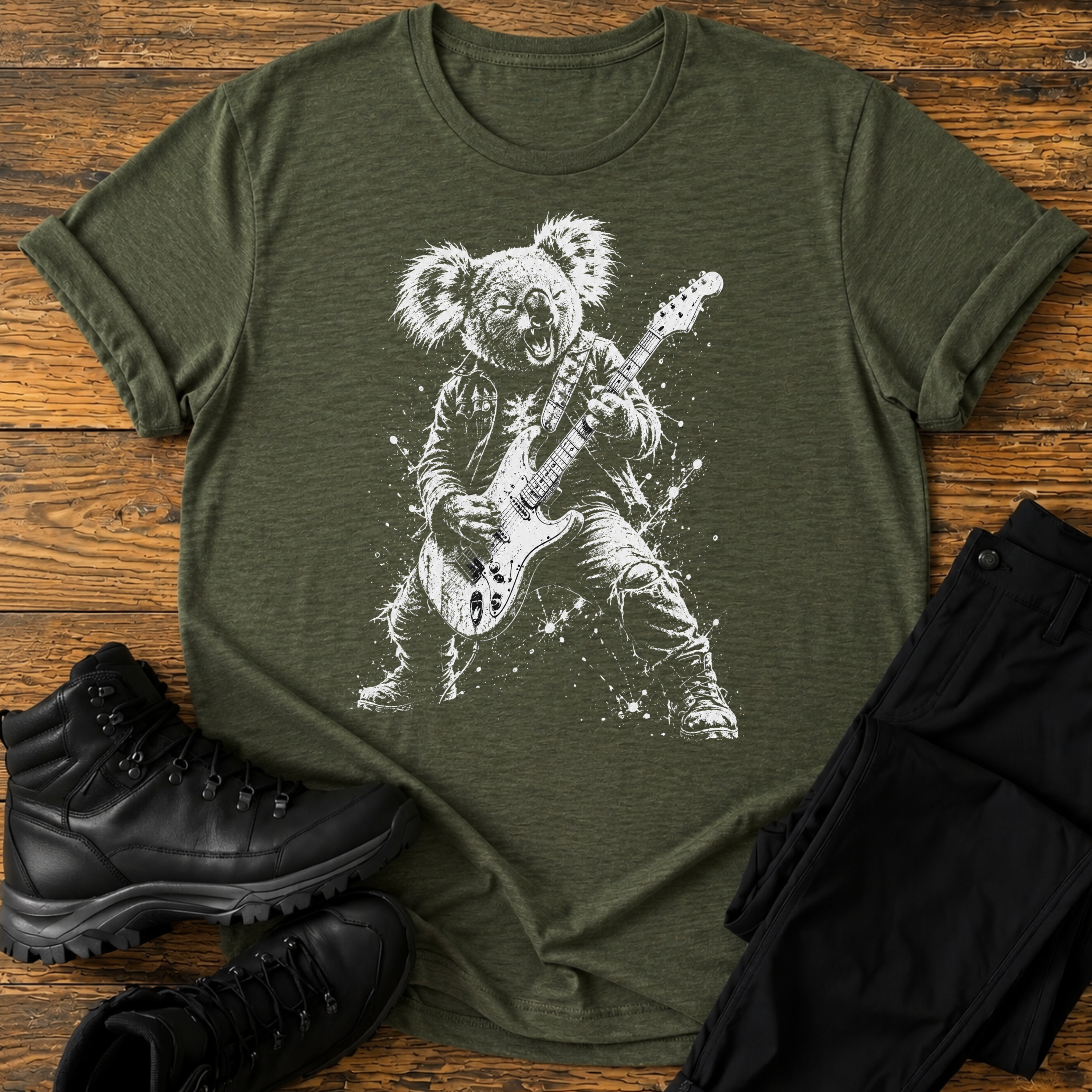 Koala-Krawall-Riff T-Shirt