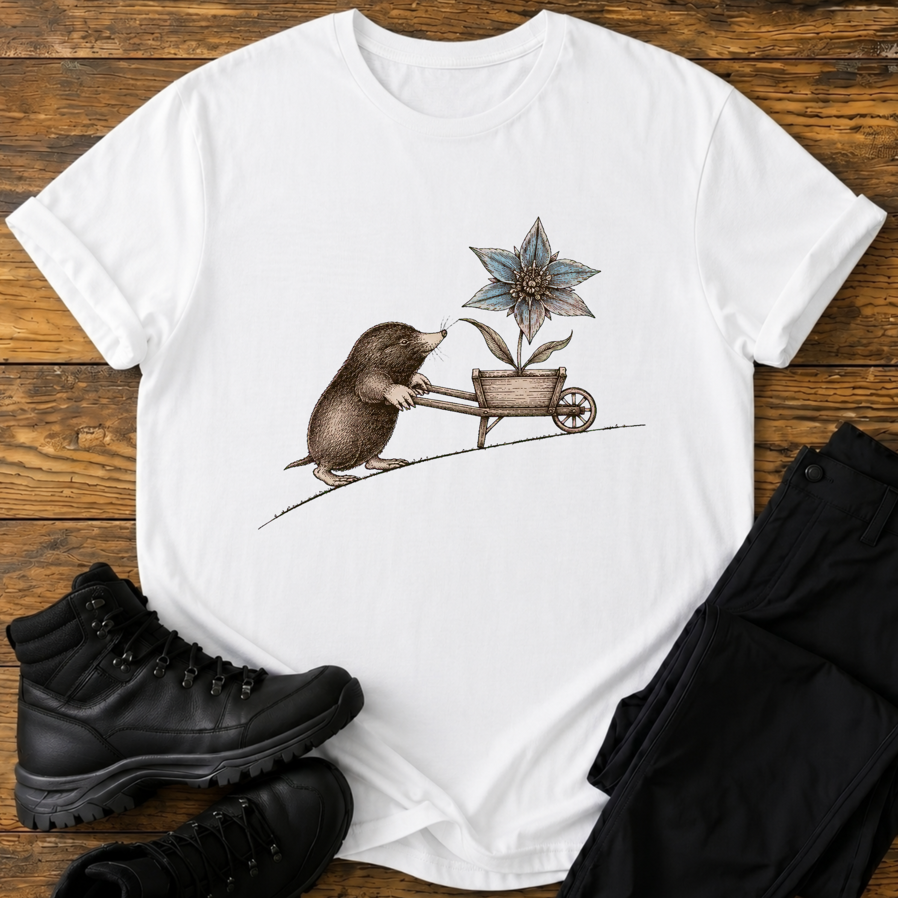 Gärtner-Maulwurf T-Shirt