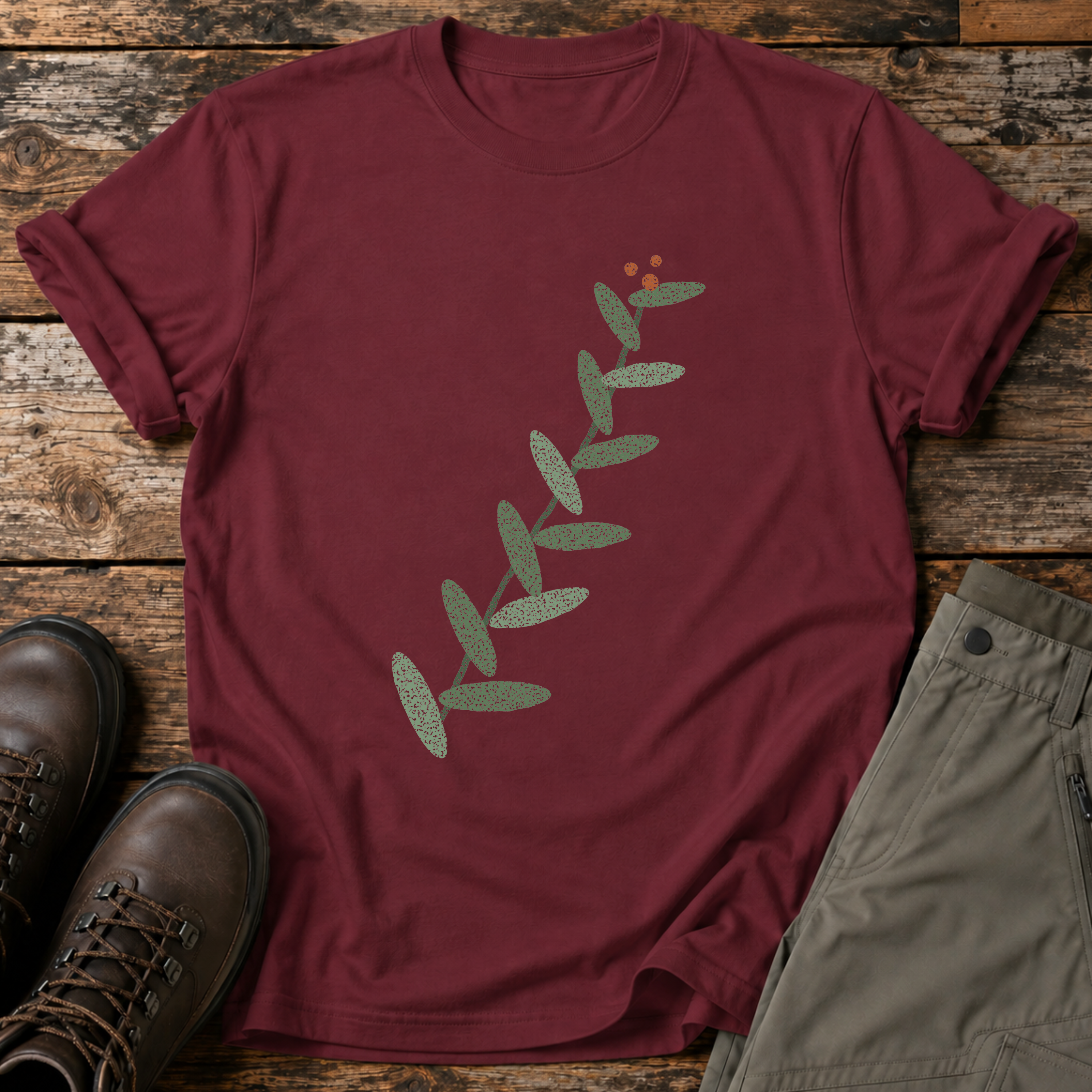 Wilder Olivenzweig T-shirt
