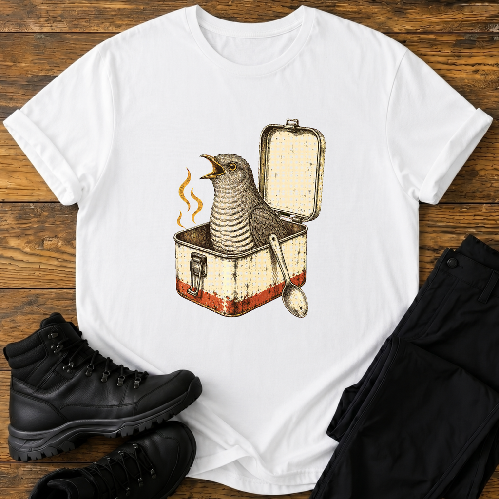 Kuckuck im Kochgeschirr T-Shirt