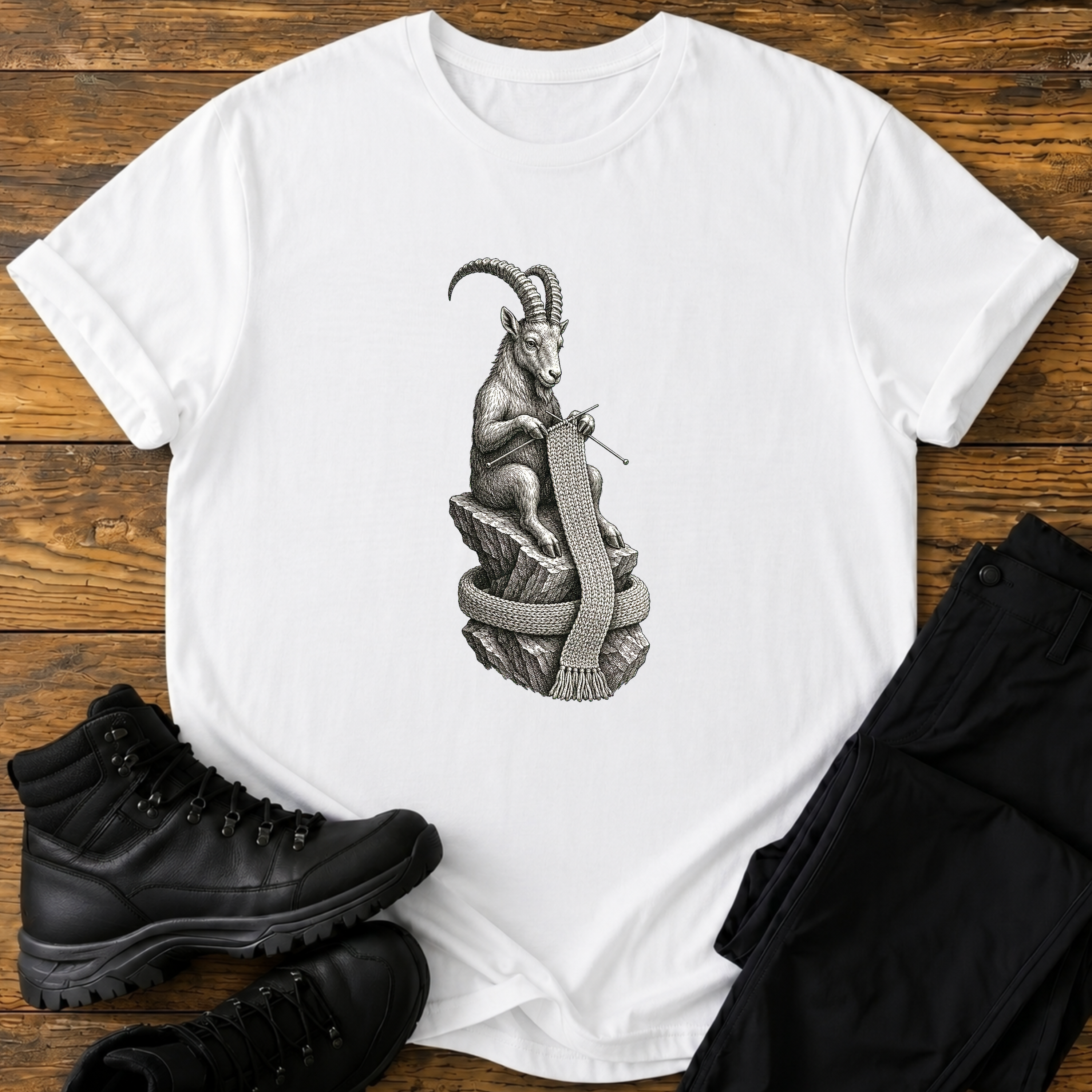 Strickbock T-Shirt