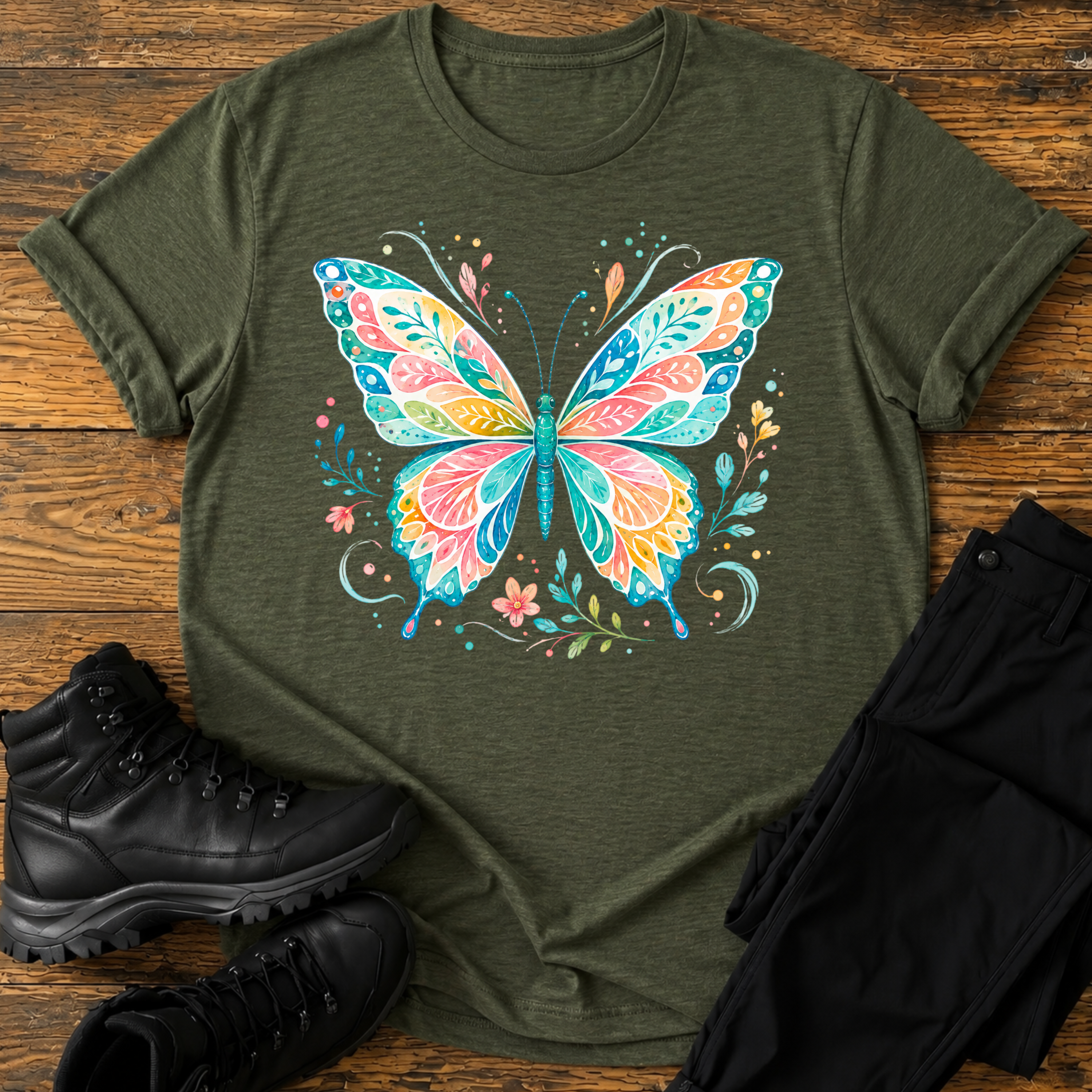 Botanischer Falter T-Shirt