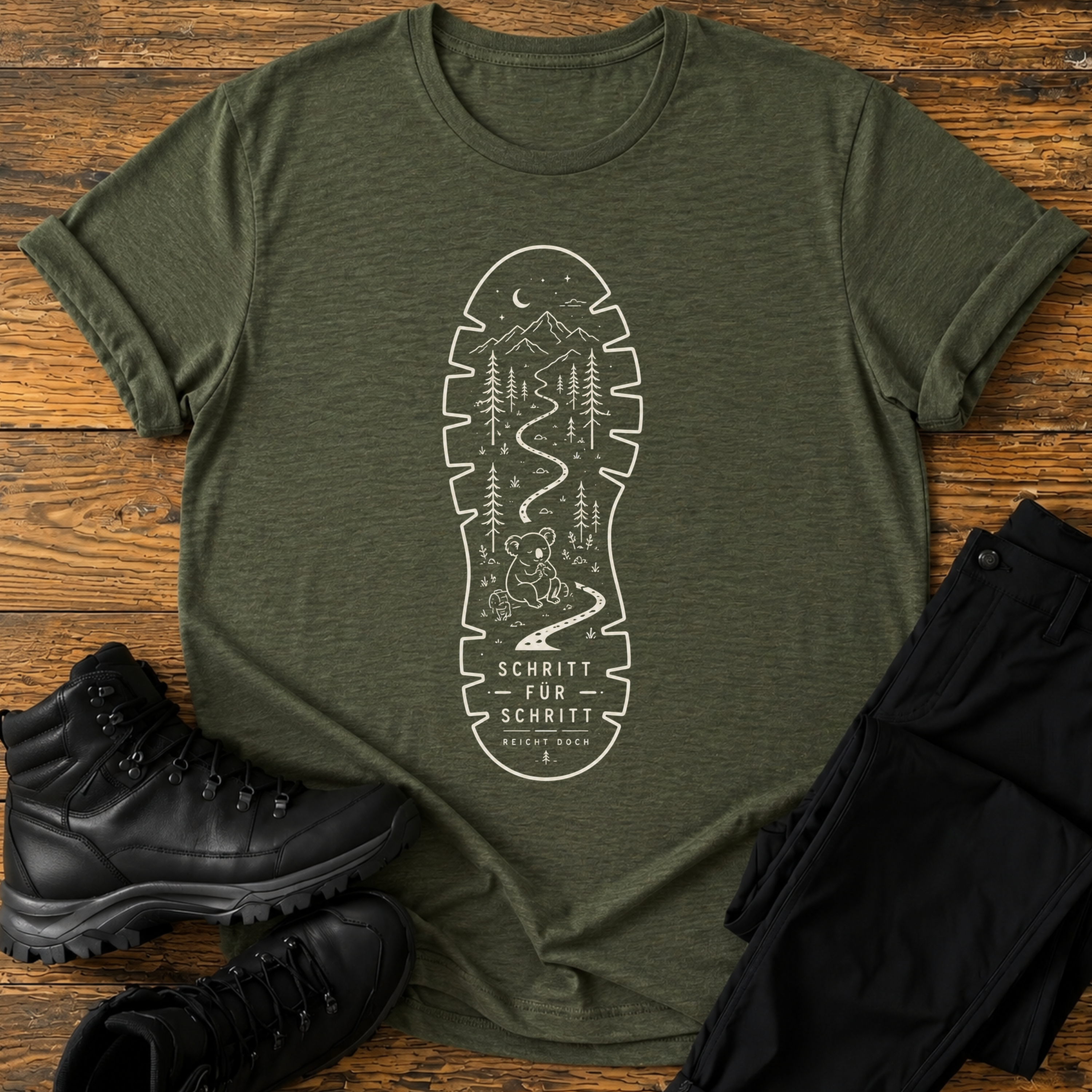 Schritt für Schritt T-Shirt