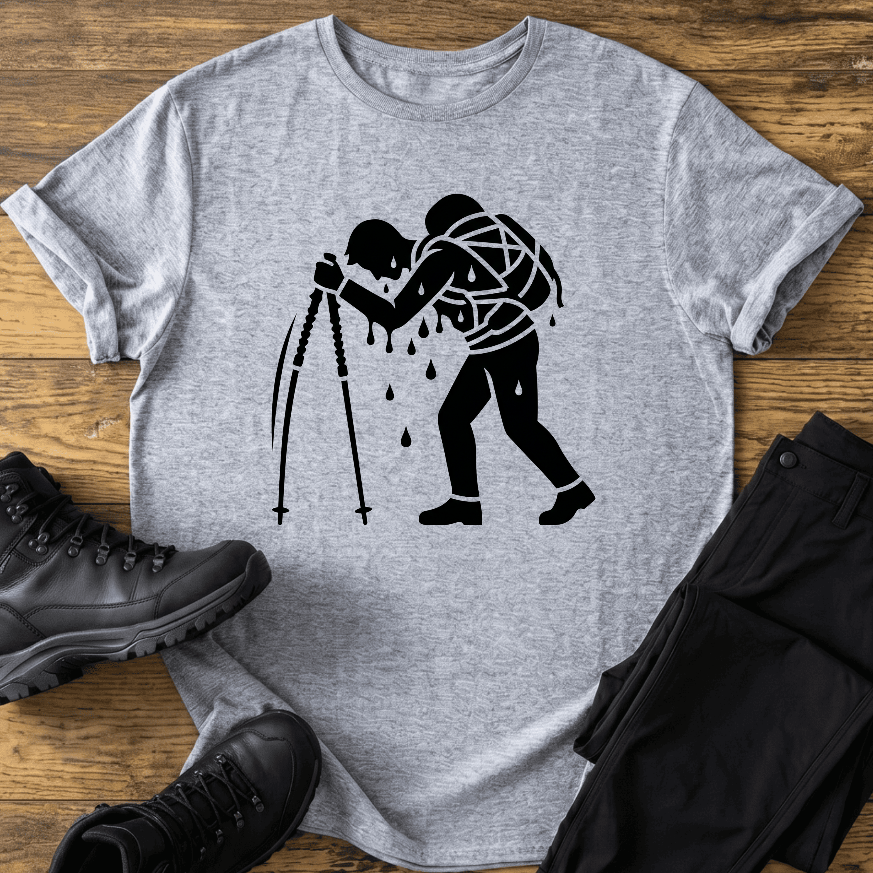 Wanderstöcke T-Shirt