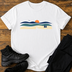 Ruhiger Weg im Sonnenuntergang T-Shirt