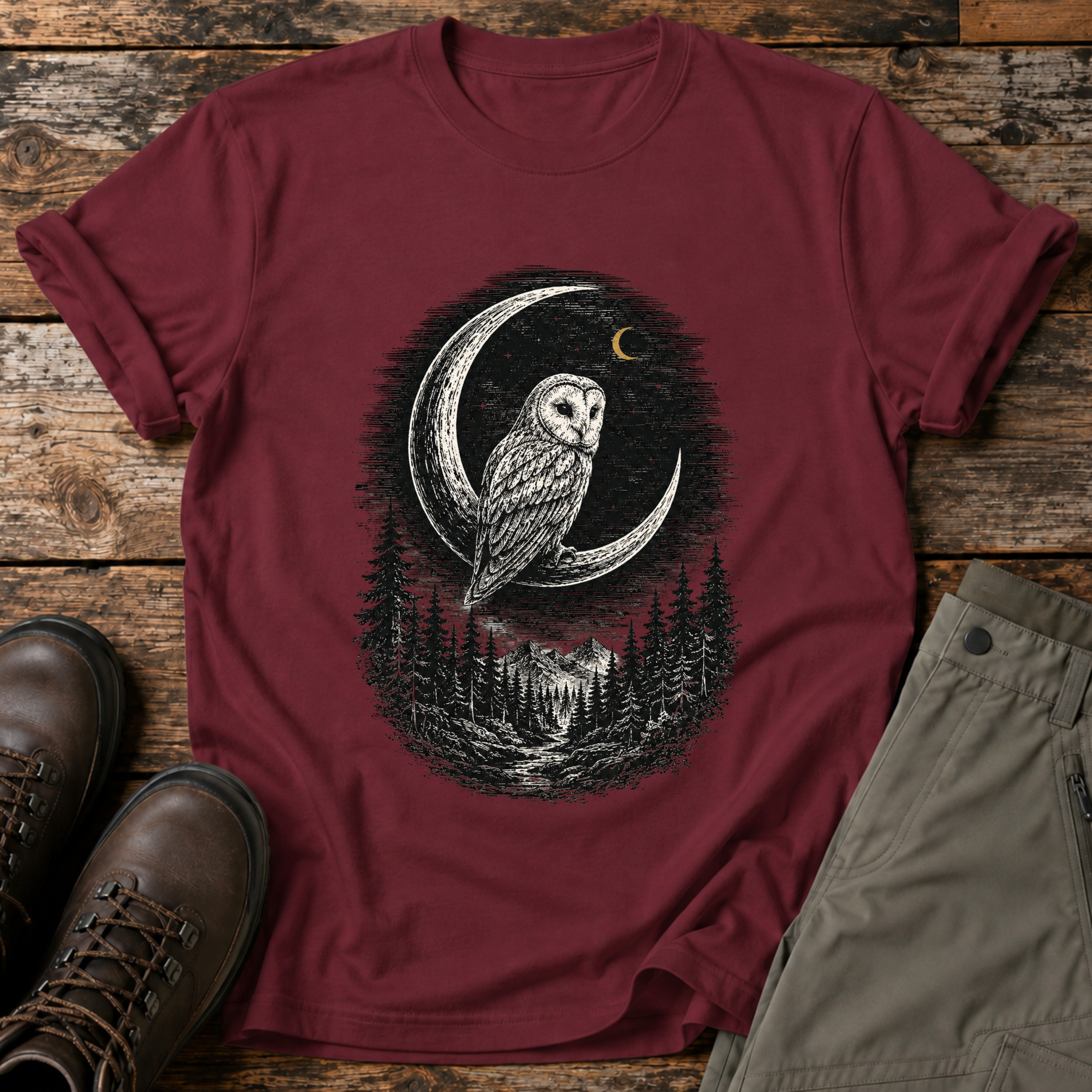 Mond-Eule T-shirt