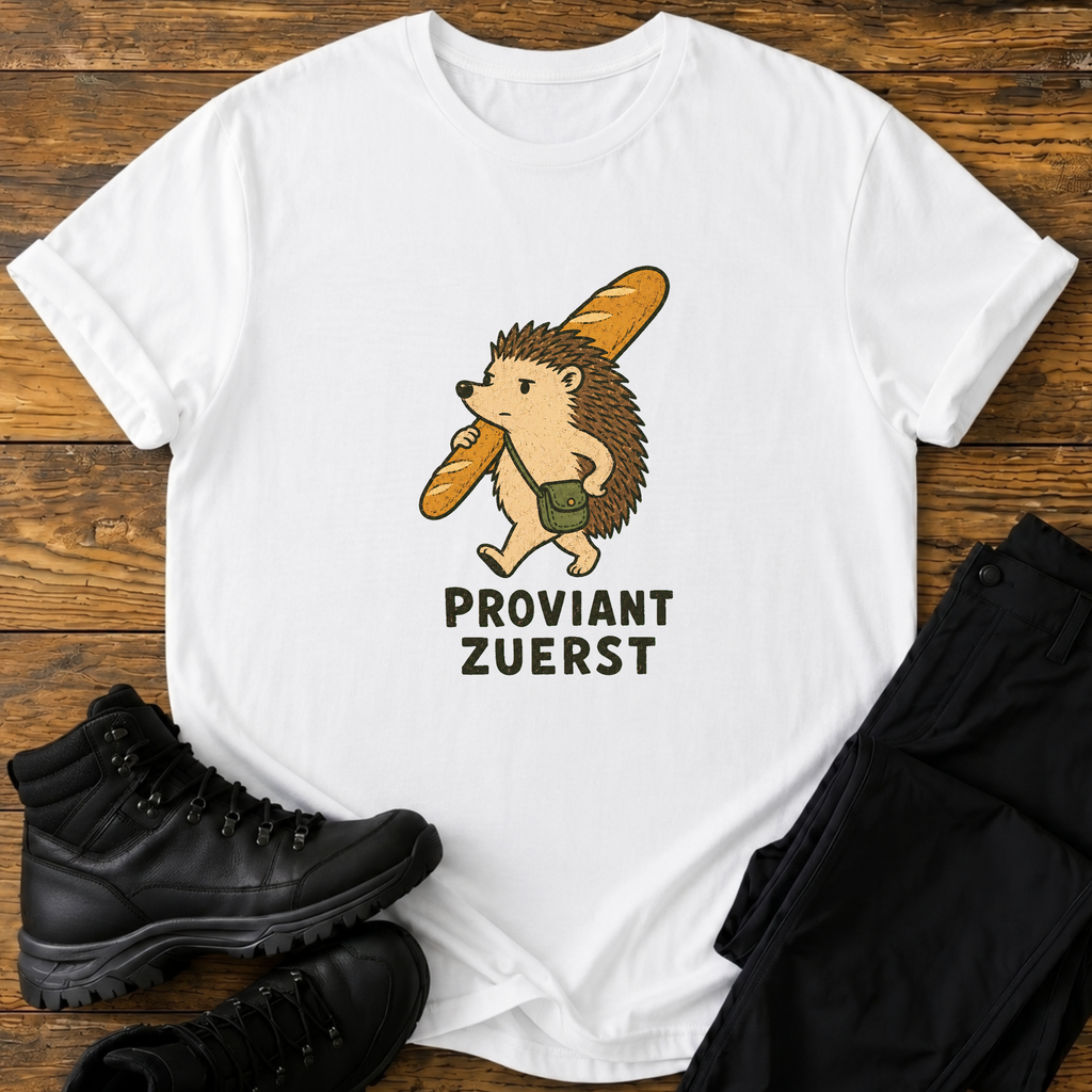 Proviant zuerst T-Shirt