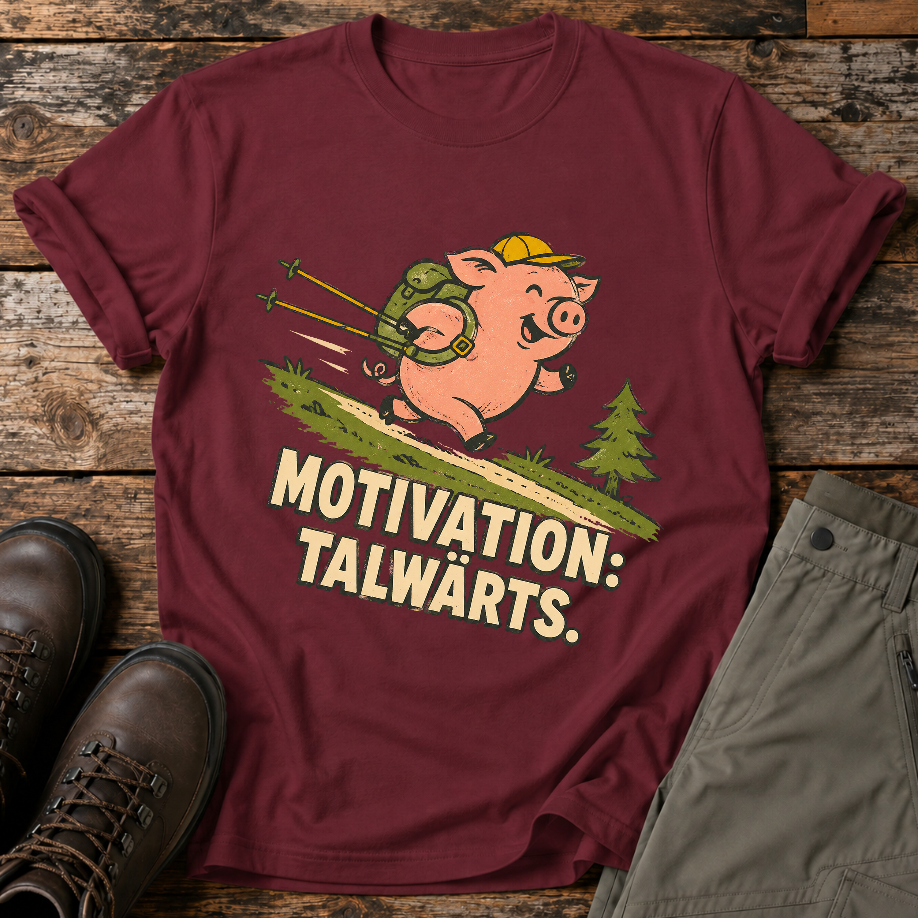 Motivation: Talwärts T-shirt