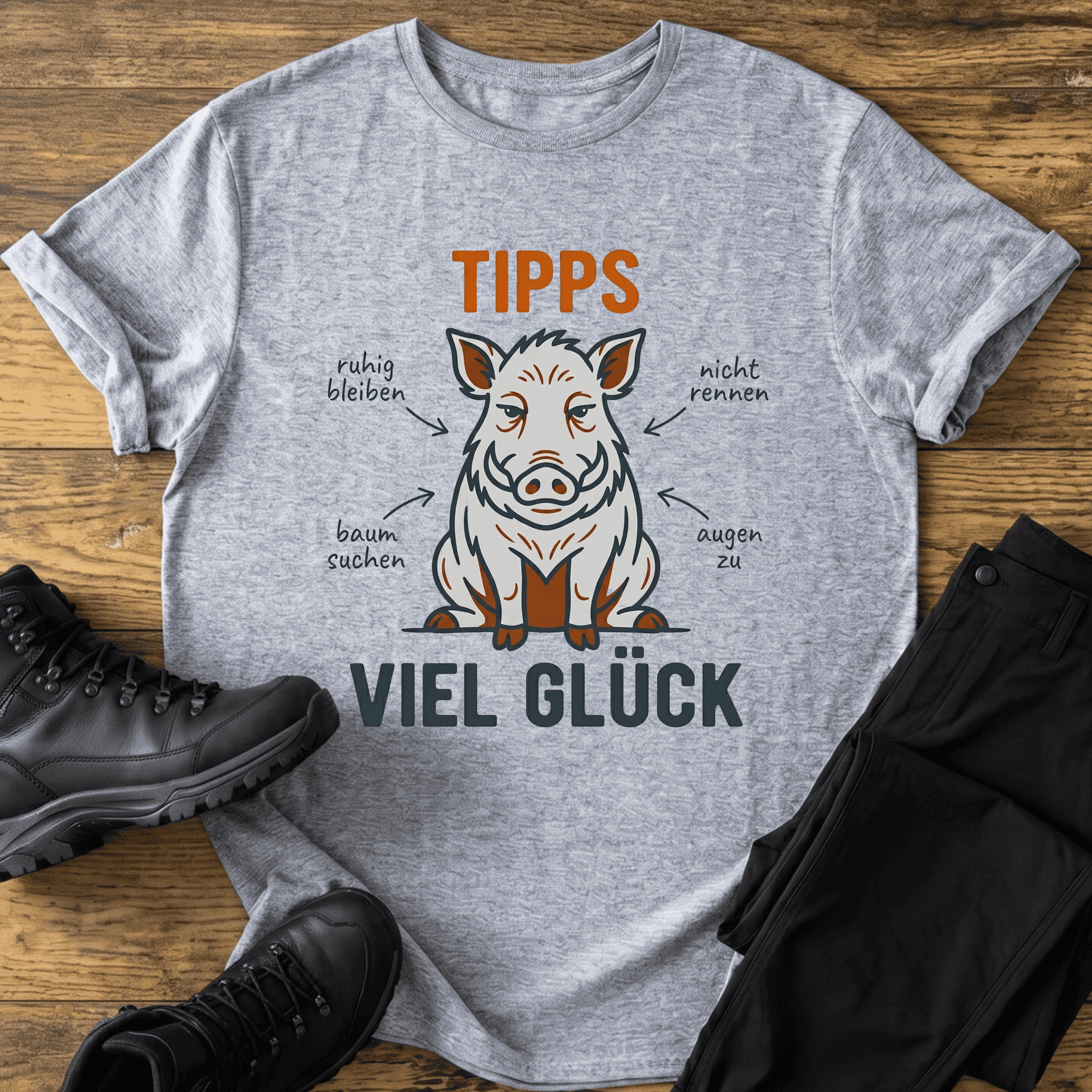 Wildschwein Tipps T-Shirt