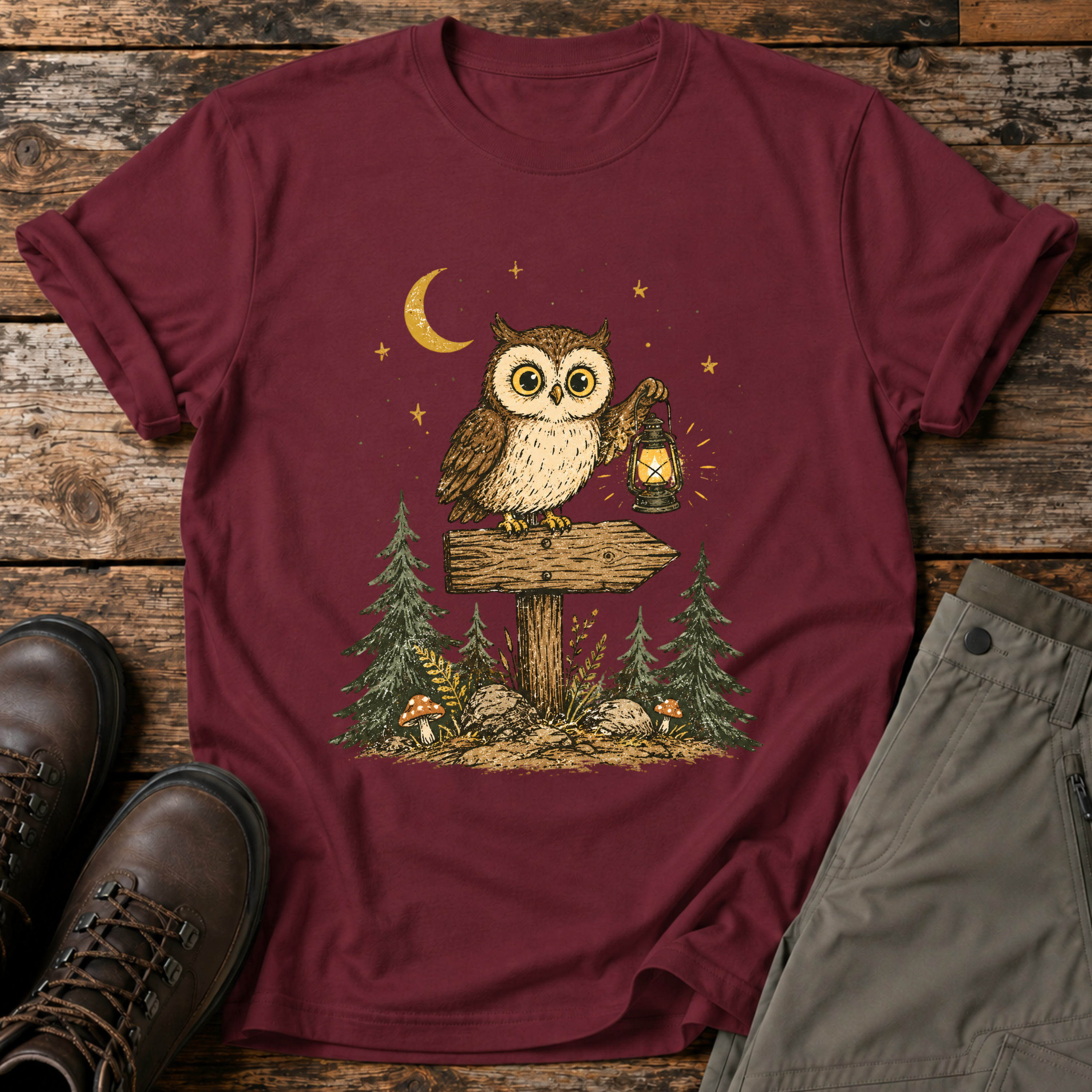 Wegweiser der Nacht T-shirt