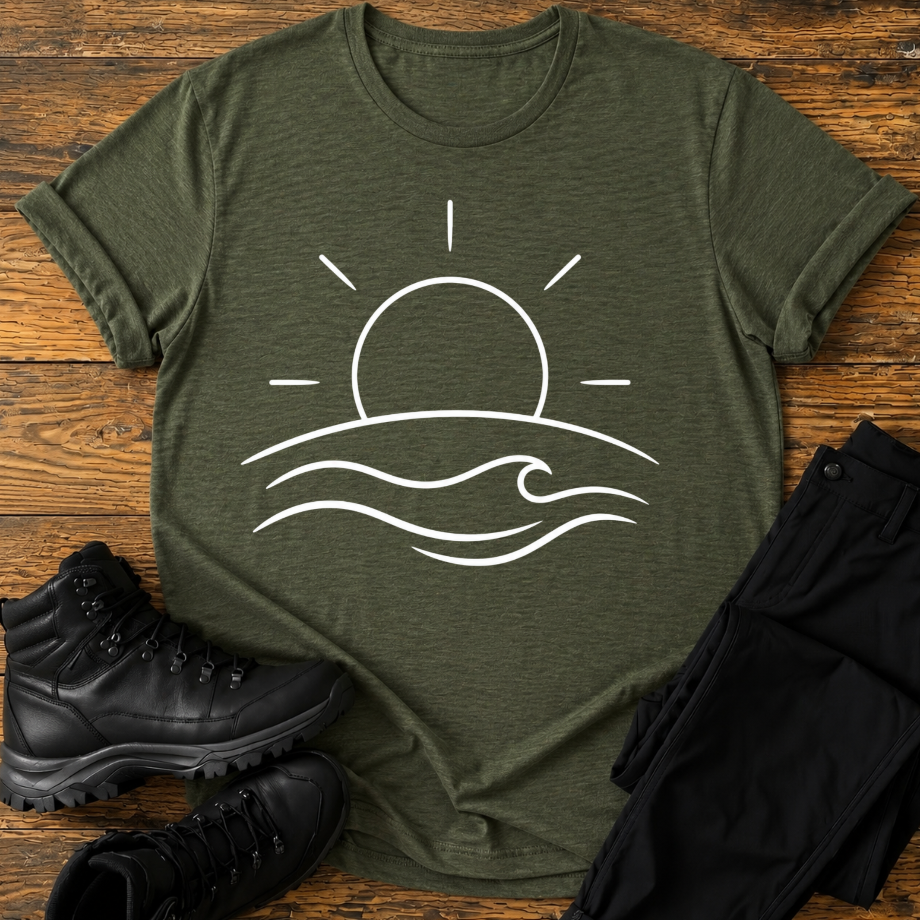 Küstenkontur T-Shirt