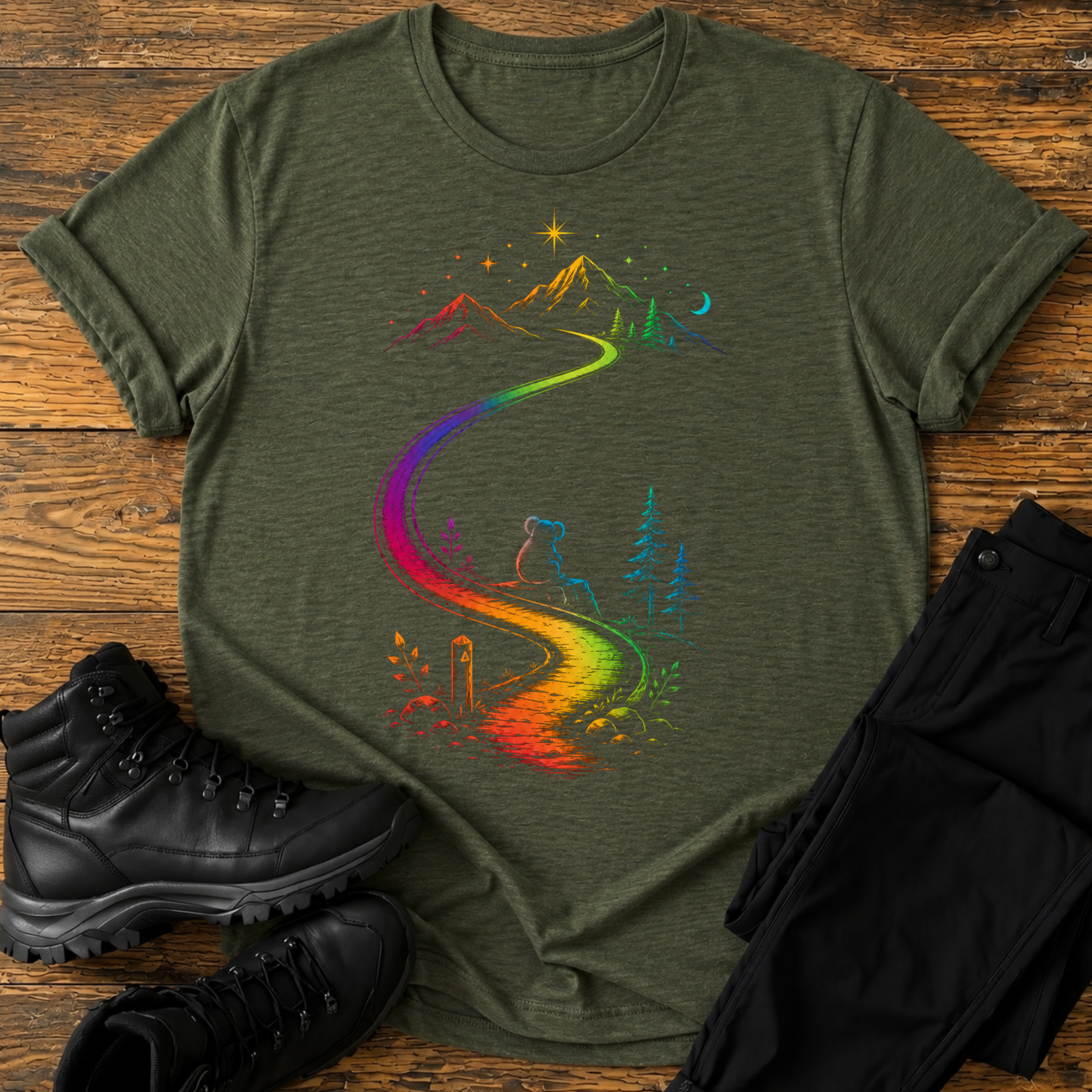 Der Regenbogenpfad T-Shirt
