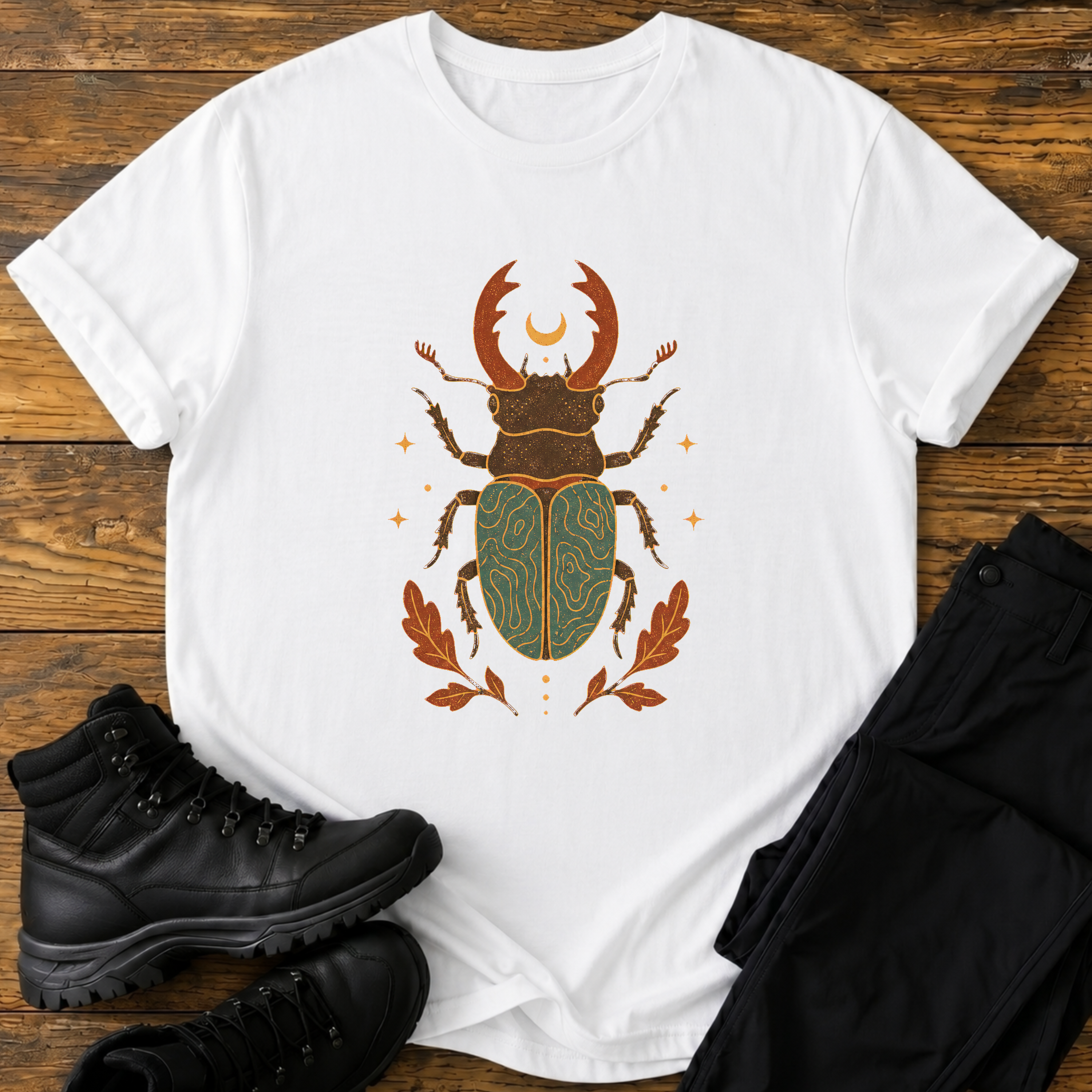 Der mystische Hirschkäfer T-Shirt